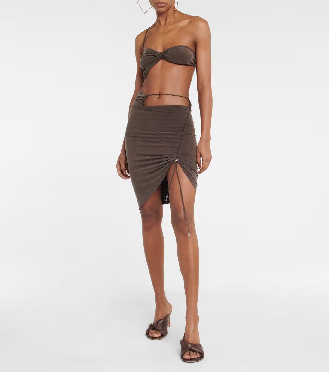 Jacquemus o1mle0824 Le Bandeau Espelho in Brown Size M / US 6-8 / IT 42-44 - 2 Thumbnail