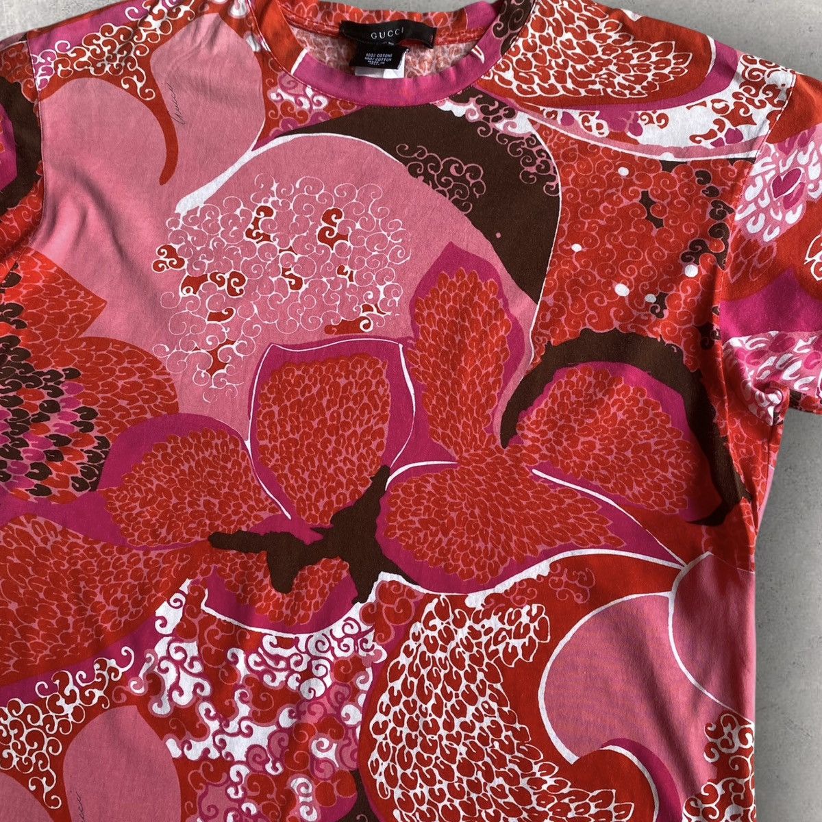 Gucci SS99 Floral T Shirt Size US S / EU 44-46 / 1 - 3 Thumbnail