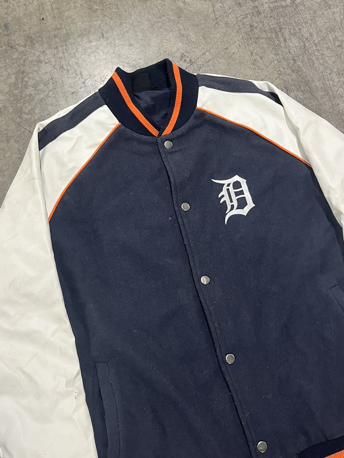 Vintage Detroit tigers vintage mlb jacket baseball varsity rare hype Size US L / EU 52-54 / 3 - 6 Thumbnail