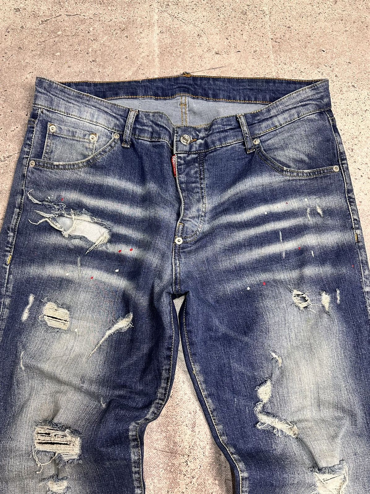 Dsquared2 Dsquared2 distressed denim pants baggy ripped y2k style Size US 38 / EU 54 - 3 Thumbnail