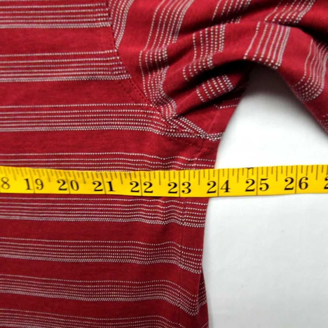 Ashworth Ashworth Desert Hawk Polo Shirt Striped Red Mens L Golf Top Size US L / EU 52-54 / 3 - 11 Thumbnail