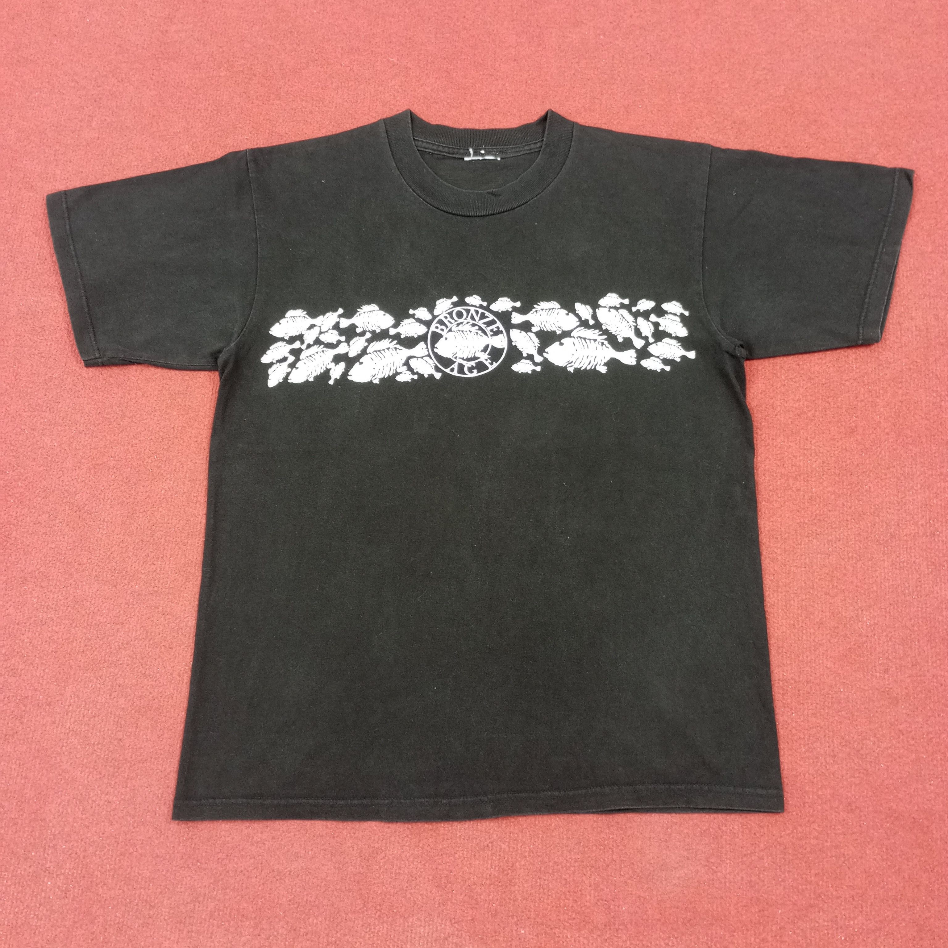 Vintage Bronze Age Skater Surfing Style Vintage Tshirt Size US M / EU 48-50 / 2 - 1 Thumbnail