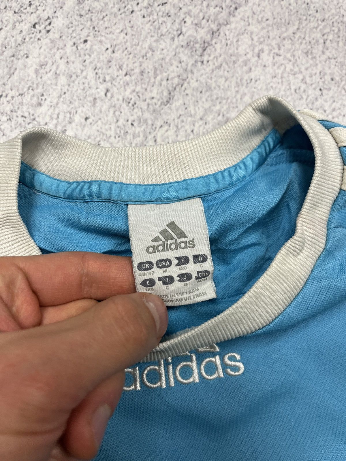 Adidas Adidas Olympique Marseille 00’s Blue Sweatshirt Blokecore Size US M / EU 48-50 / 2 - 10 Thumbnail