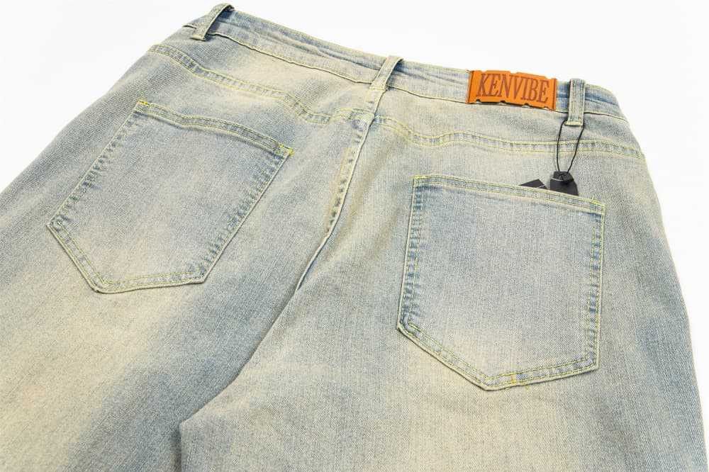 Japanese Brand × Jean Punk street heavy washed distressed straight casual jeans Size US 32 / EU 48 - 5 Thumbnail