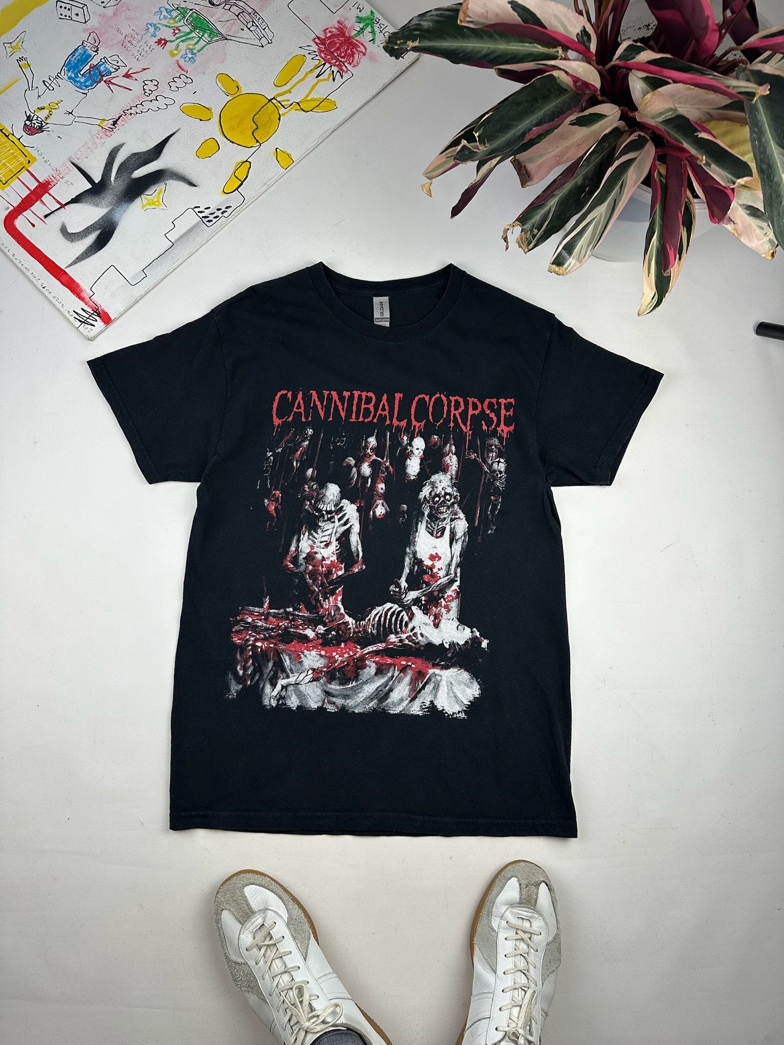 Band Tees Vintage Cannibal Corpse Album Metal Band Tee Size US M / EU 48-50 / 2 - 1 Thumbnail