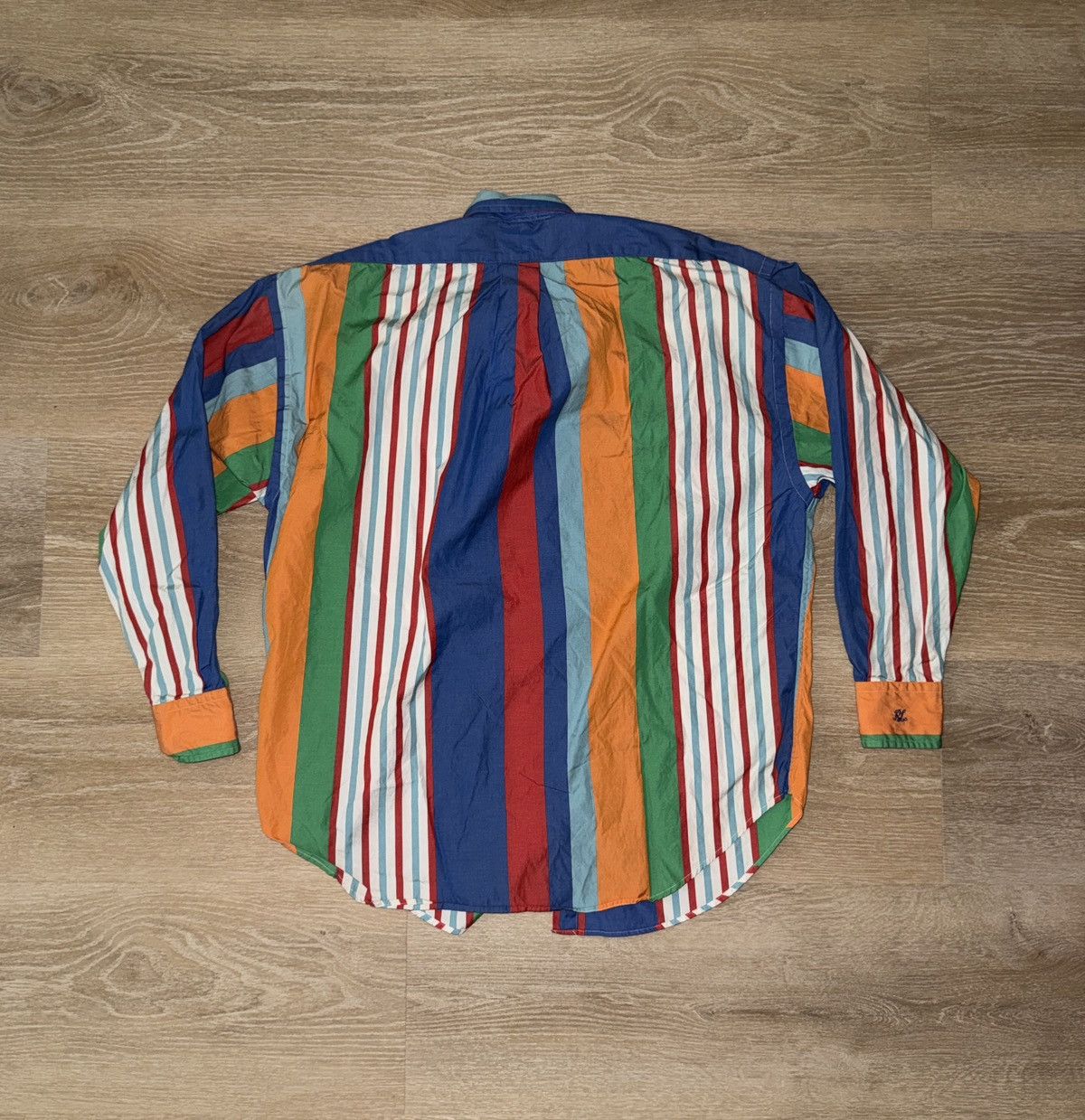 Polo Ralph Lauren Vintage Polo Ralph Lauren Striped Button Up Shirt Size 4 Size US M / EU 48-50 / 2 - 2 Thumbnail