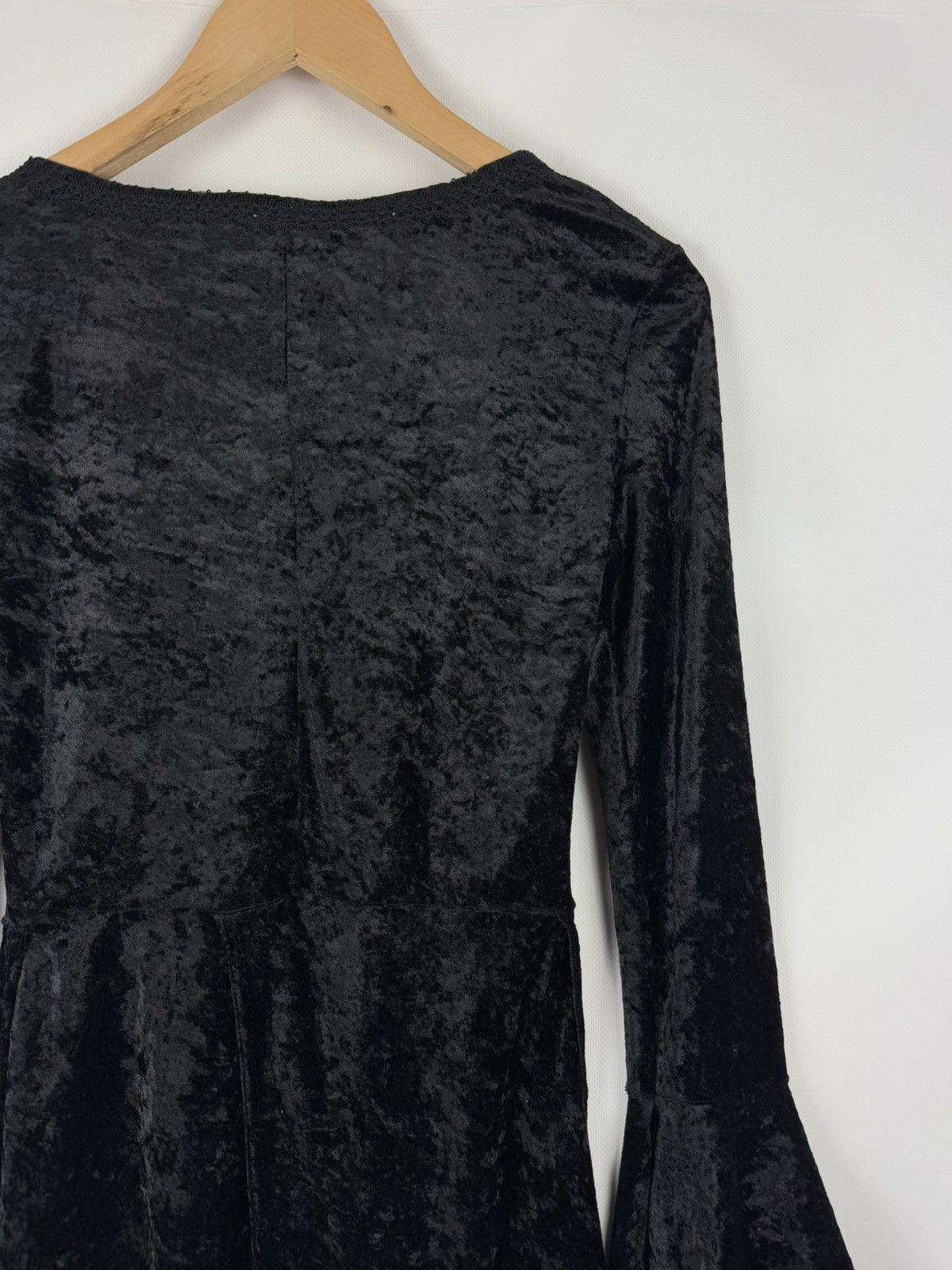 Lip Service Lip Service Gothic Witch Punk Velour Bell Sleeve Tunic Dress Size S / US 4 / IT 40 - 17 Thumbnail