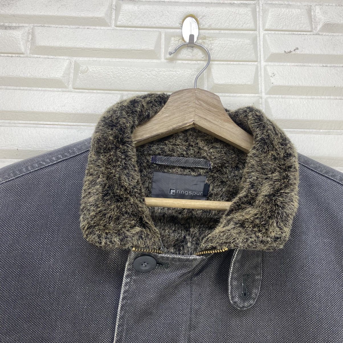 Japanese Brand × Ringspun Japanese Brand Ringspun Duck Canvas Acrylic Fur Winter Coat Size US M / EU 48-50 / 2 - 4 Thumbnail