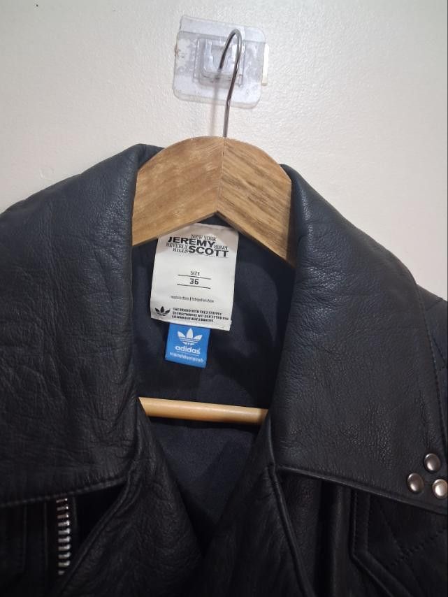 Adidas × Jeremy Scott Rare adidas x jeremy scott leather jacket Size S / US 4 / IT 40 - 3 Thumbnail