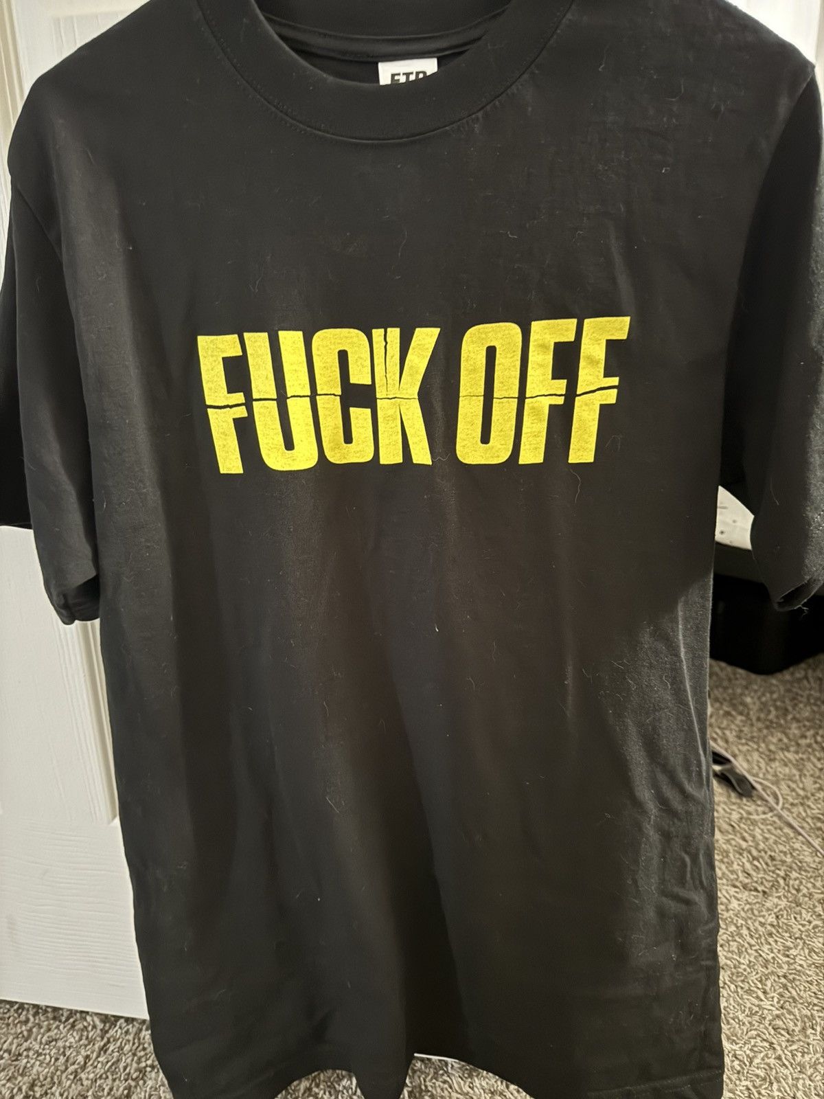 Fuck The Population “FUCK OFF” FTP Shirt Size US M / EU 48-50 / 2 - 1 Thumbnail