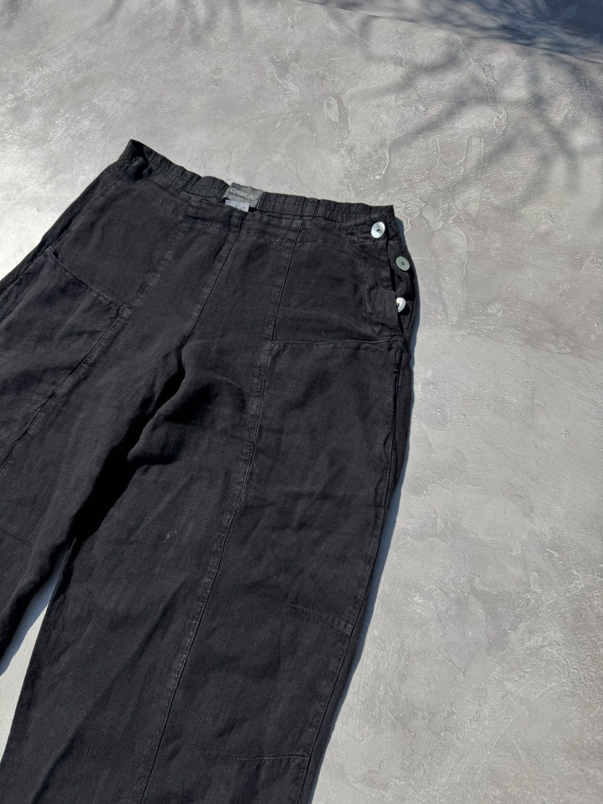 OSKA Vintage OSKA Linen Baggy Pants Size 1 Size 30" / US 8 / IT 44 - 5 Thumbnail