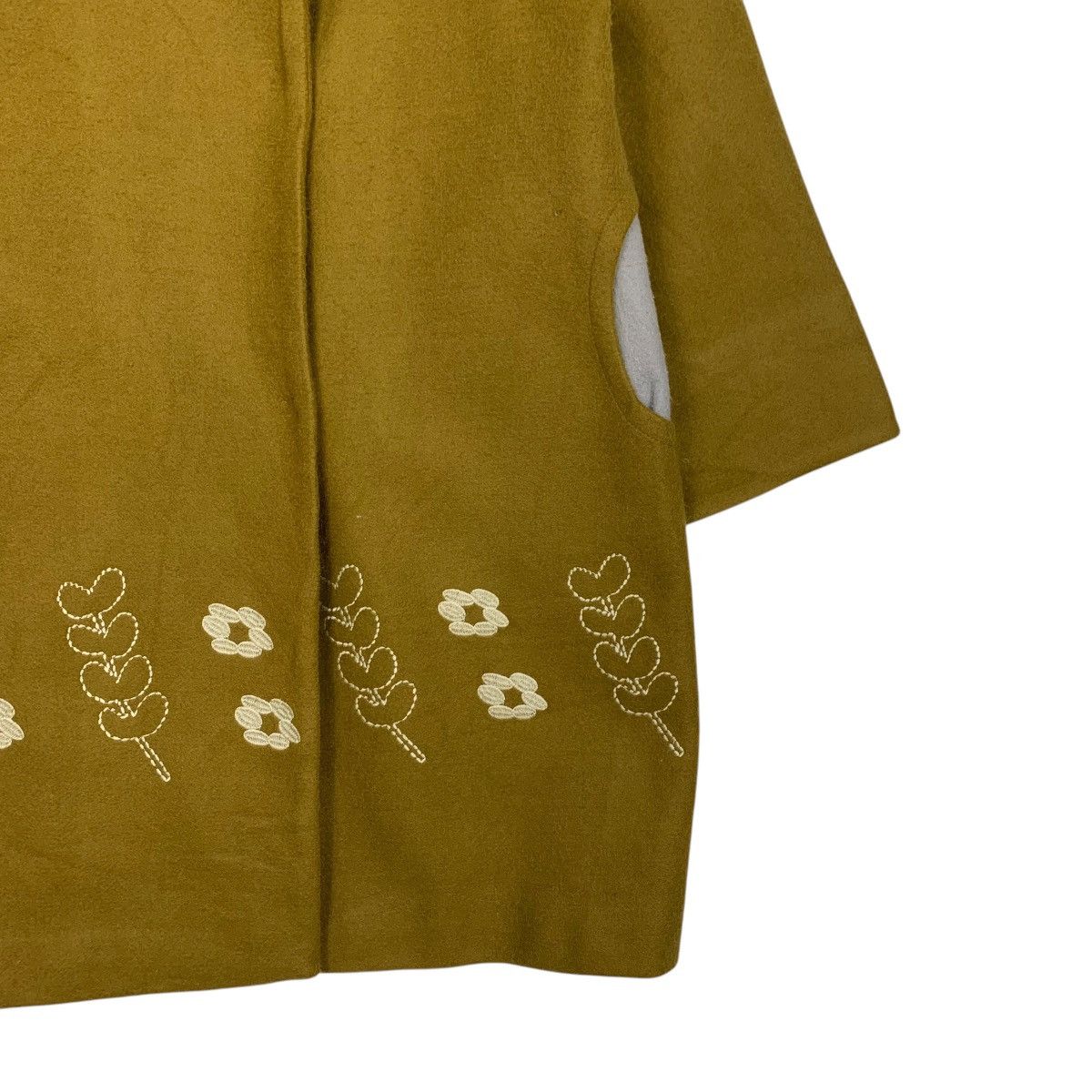 Japanese Brand POU DOU DOU Florals Coat Jacket #2670-C119 Size M / US 6-8 / IT 42-44 - 4 Thumbnail
