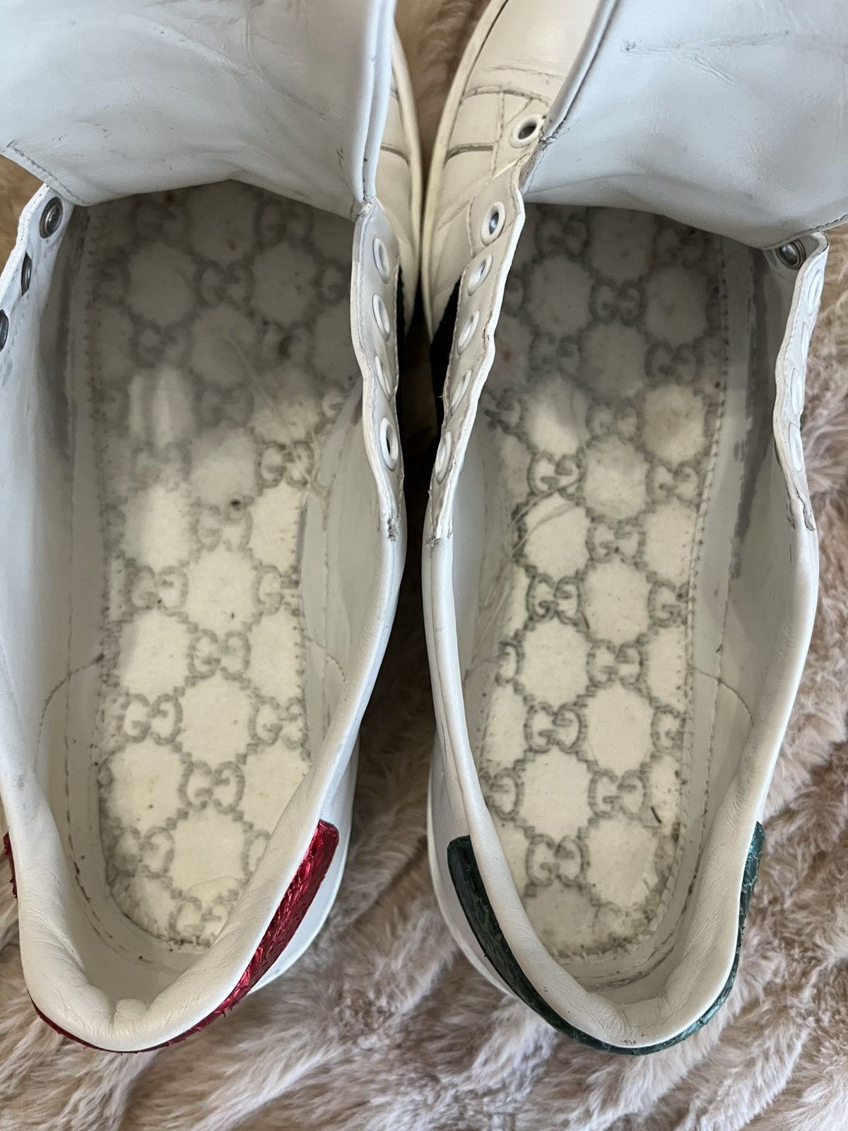 Gucci Women's Gucci Ace sneaker with bee Size US 8.5 / IT 38.5 - 10 Thumbnail