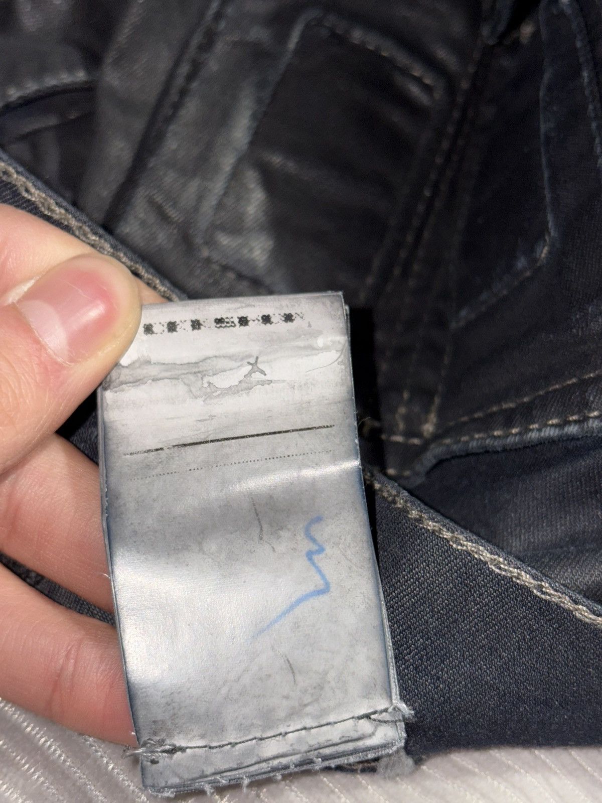 Rick Owens Drkshdw 28 SS14 Rick Owens Vicious Black Mineral Memphis waxed jeans Size US 28 / EU 44 - 8 Thumbnail