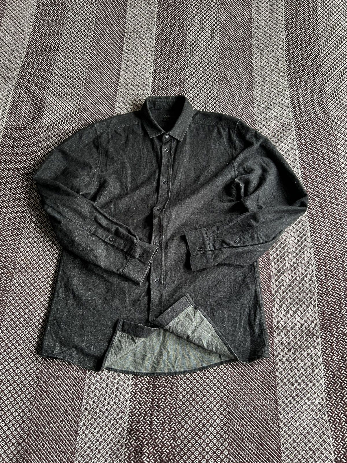 Cos COS Shirt Button Up Solid Style Unisex Streetwear Size S Size US S / EU 44-46 / 1 - 4 Thumbnail