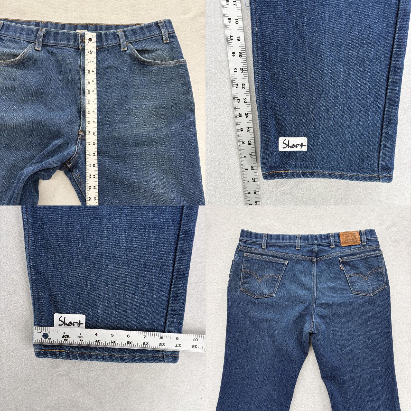 Levi's VINTAGE Levi's Jeans Mens 44x30 Blue Denim Straight Leg Medium Wash 90s Gold Tab Jacket? Size US 44 / EU 60 - 8 Thumbnail