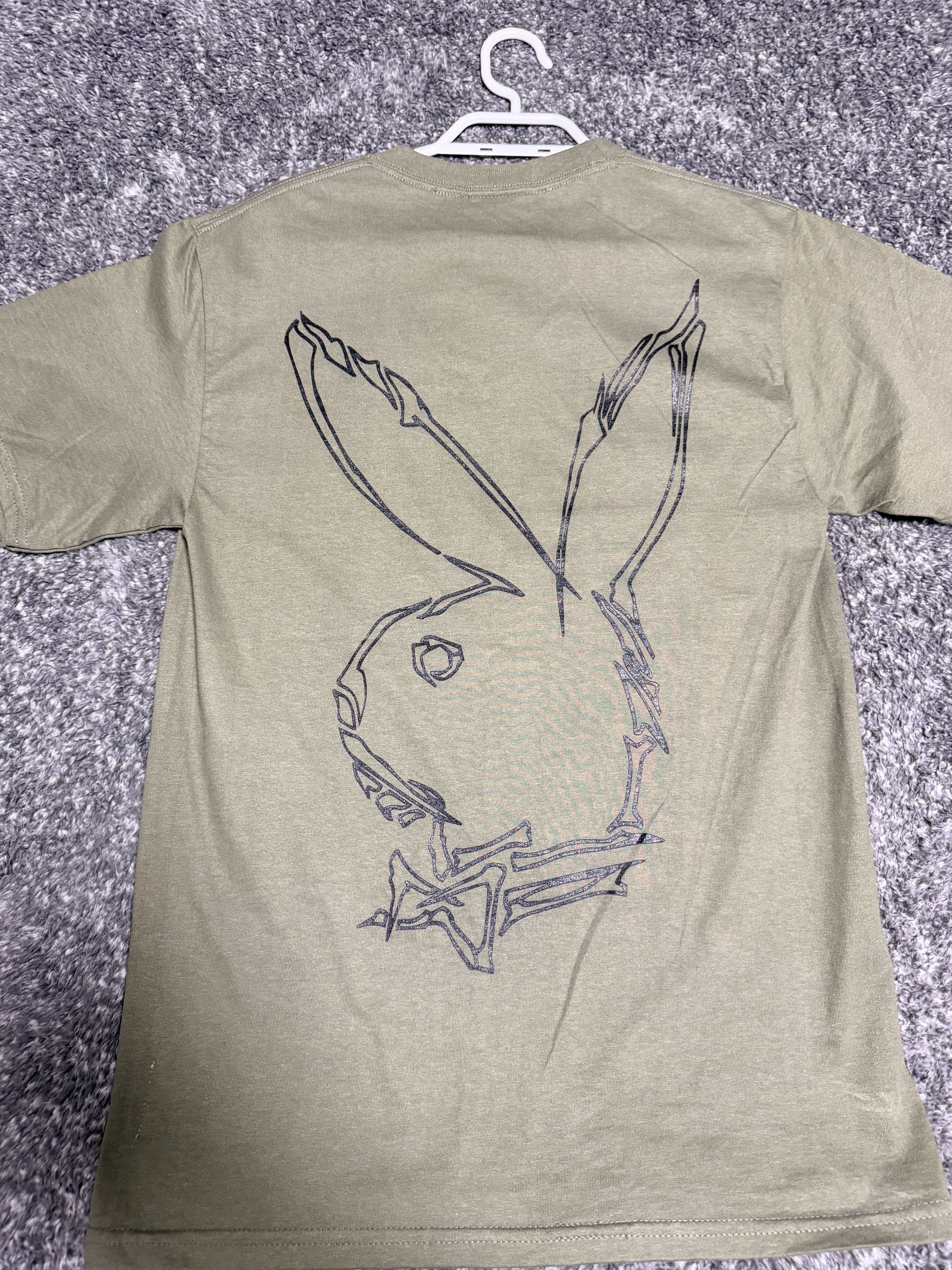Playboy × Revenge PLAYBOY ARMY GREEN SHIRT Size US S / EU 44-46 / 1 - 4 Thumbnail