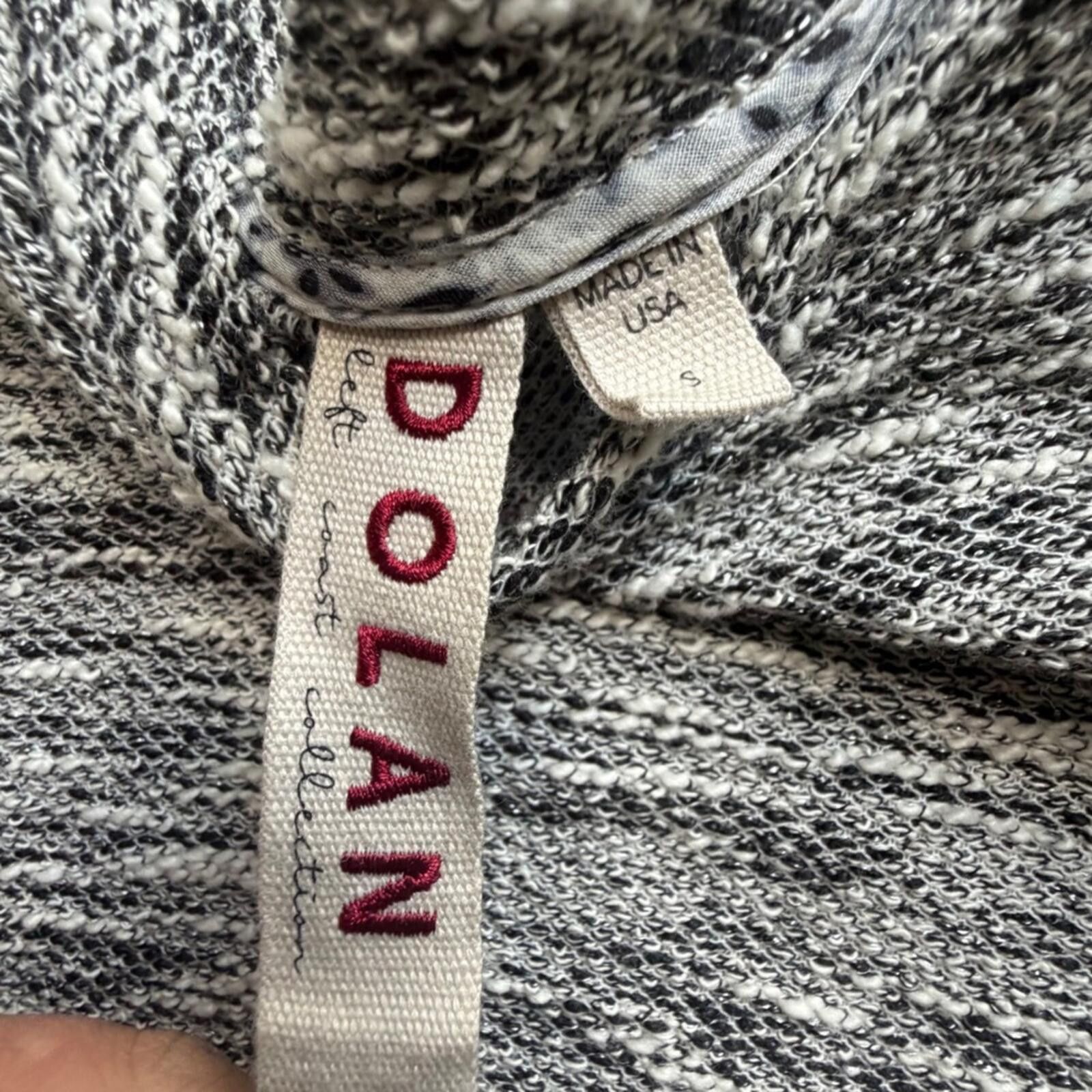 Other Dolan Left Coast Collection Bell Sleeve Sweater Gray Cream Size S / US 4 / IT 40 - 3 Thumbnail