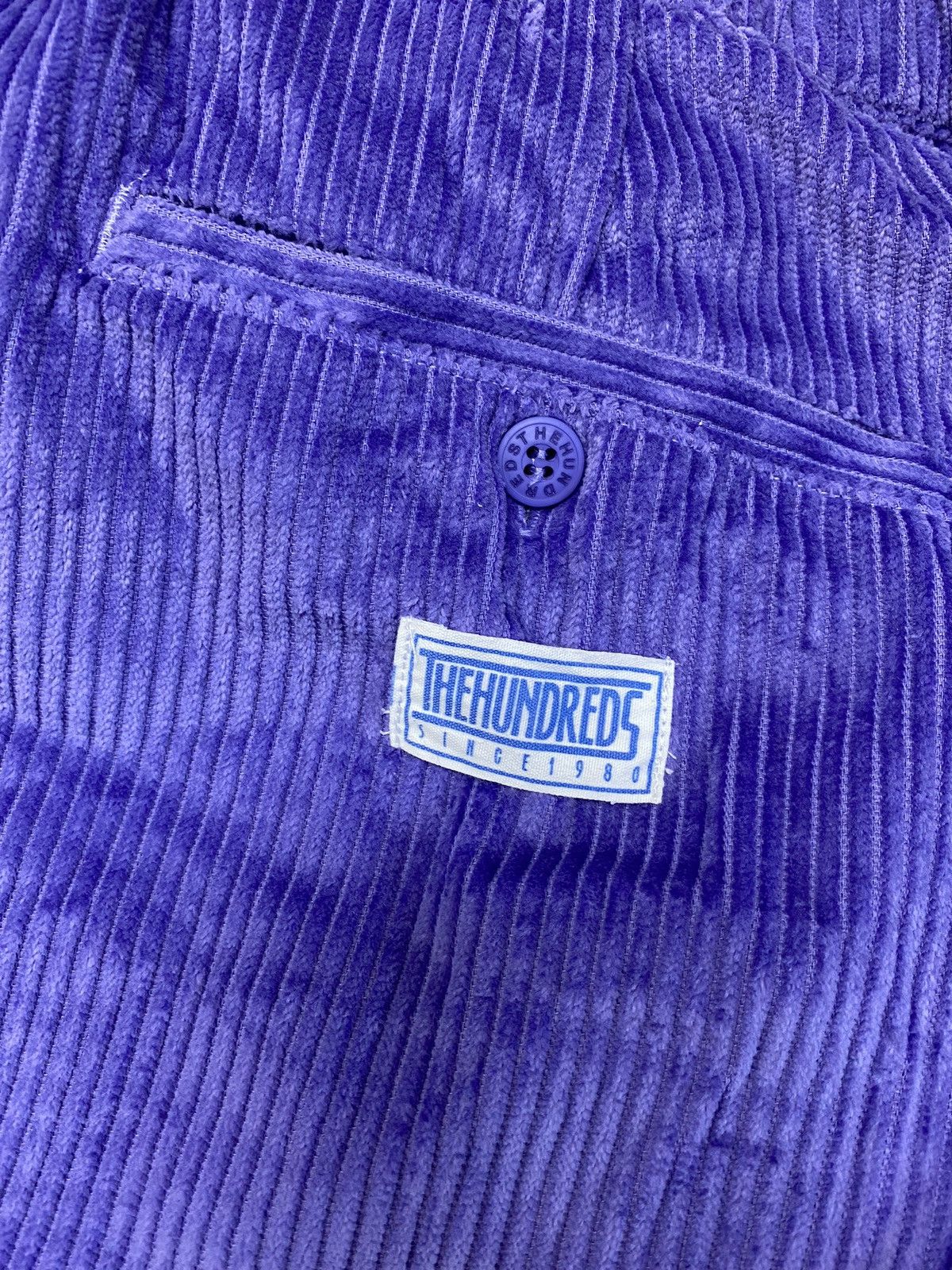 The Hundreds The Hundreds Corduroy Cord Pants Purple Trousers Size US 32 / EU 48 - 20 Thumbnail
