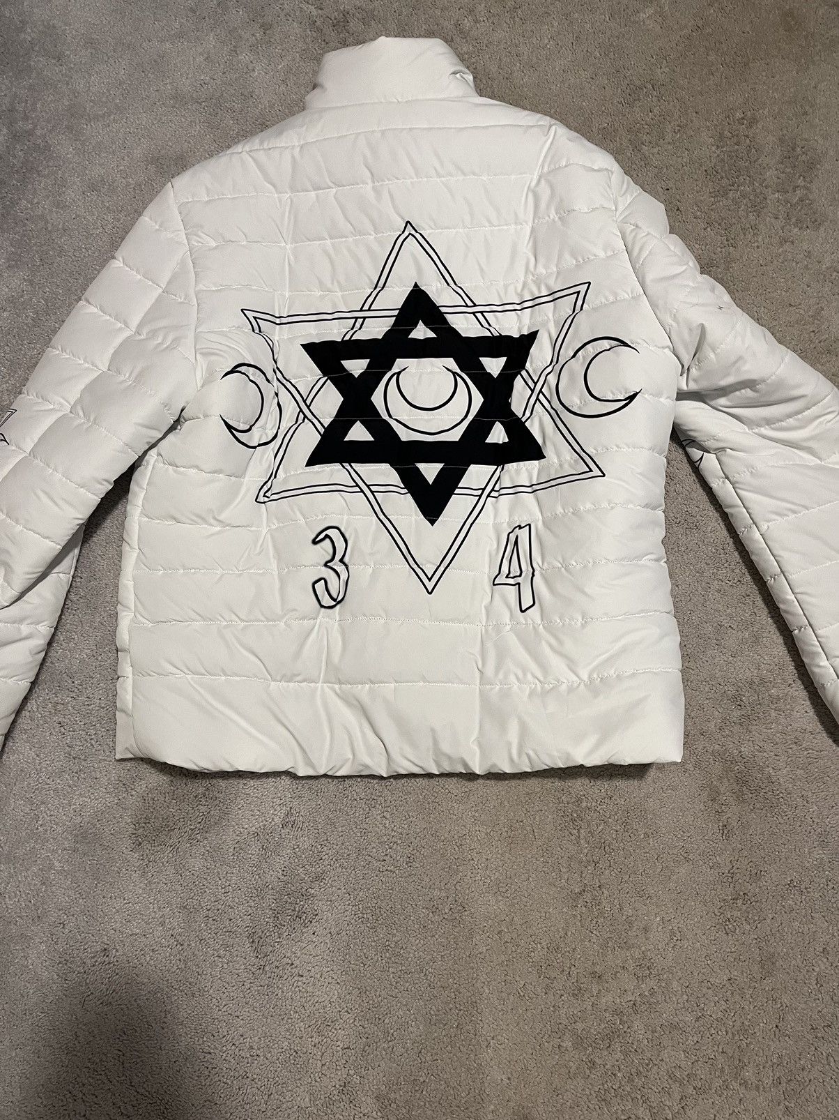 Other Thouxanbanfauni 3400 White puffer jacket Size US XL / EU 56 / 4 - 2 Thumbnail