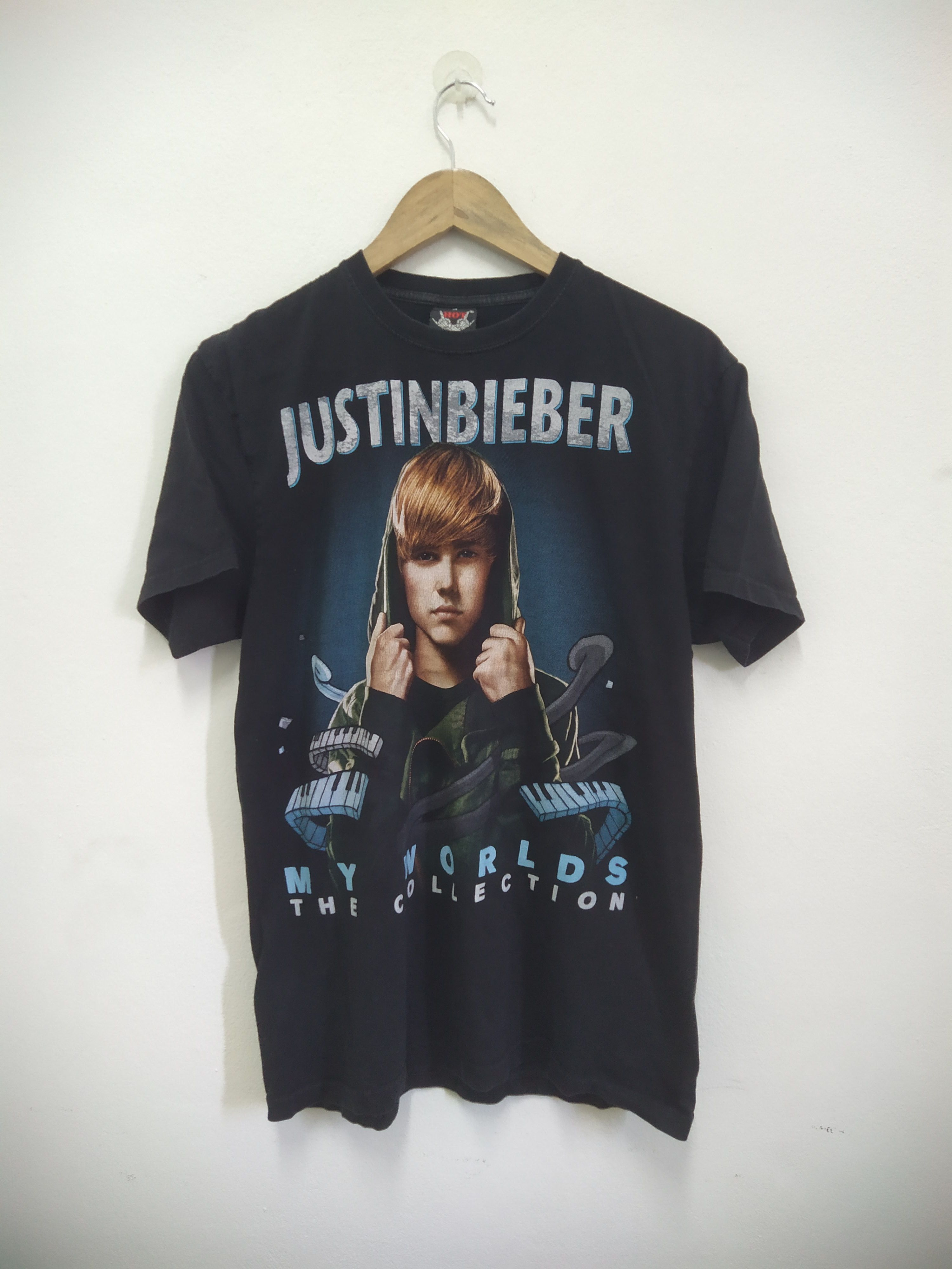 Y2K Justin Bieber My Worlds Graphic Tee