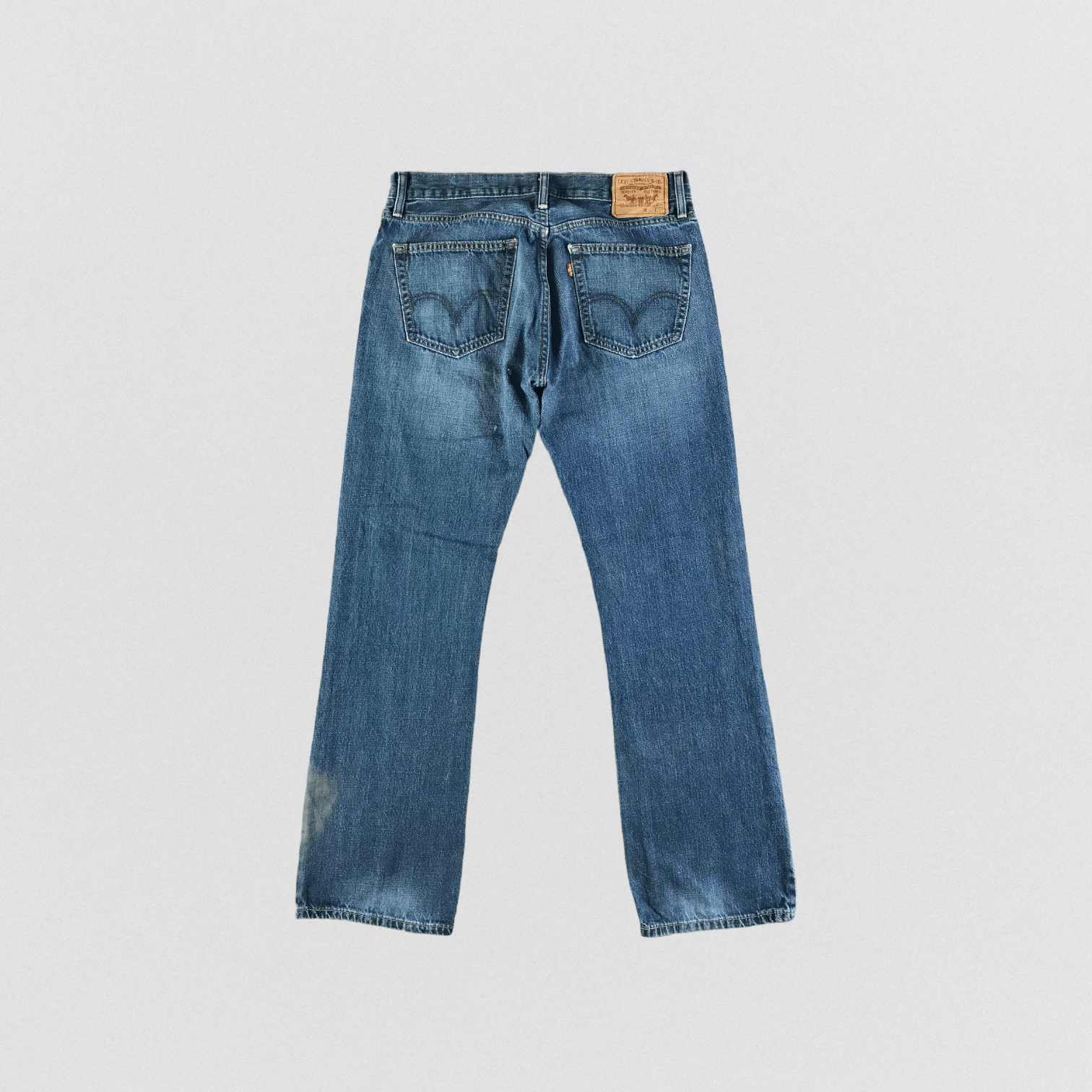 Levi's × Vintage Vintage Blue Wash Levis 527 Flare Jeans-JM3446 Size 33" - 2 Thumbnail