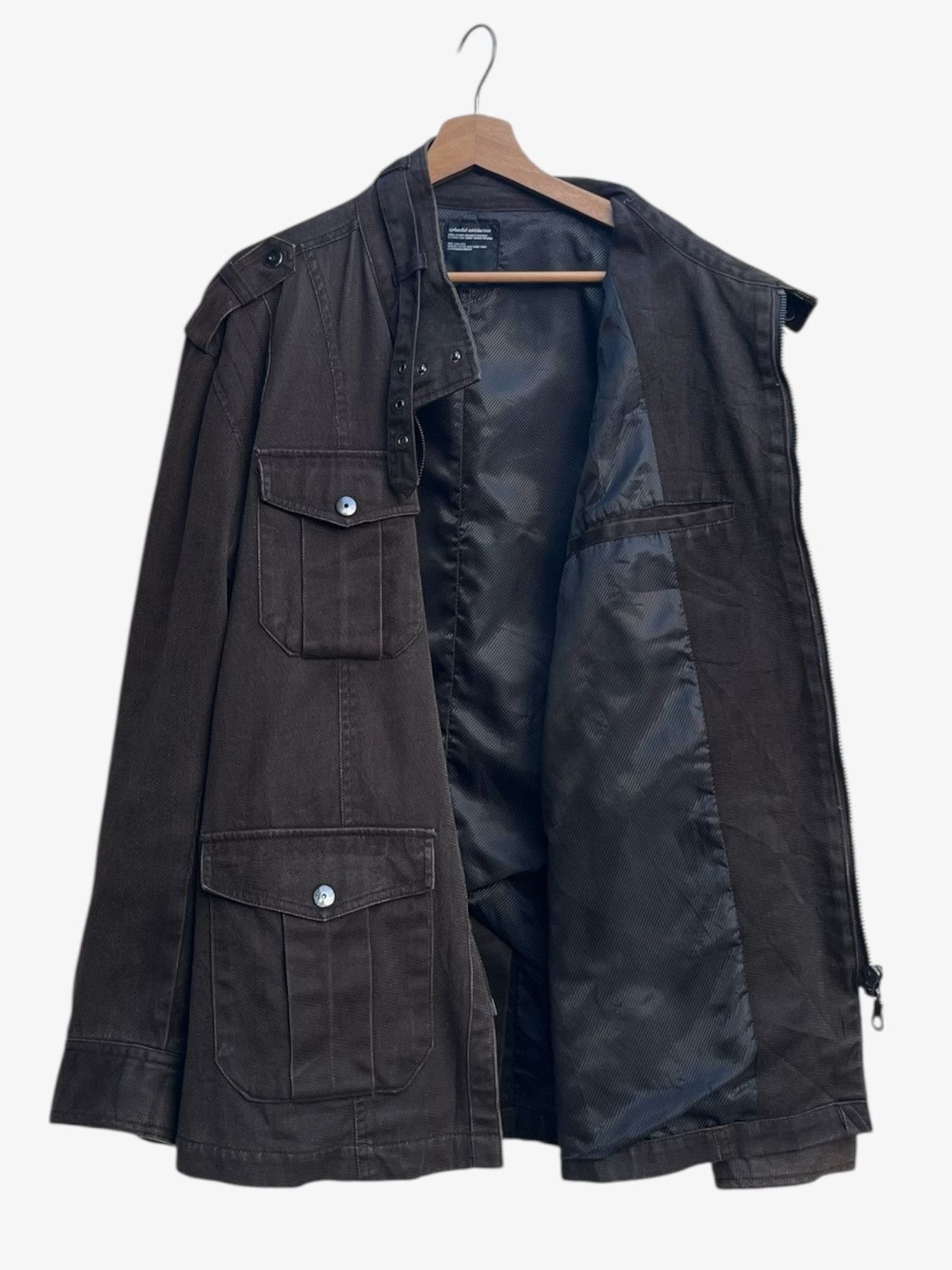 Splendid Splendid Satisfaction Stand Up Collar Bondage Flocked Jacket Size US XXL / EU 58 / 5 - 3 Thumbnail