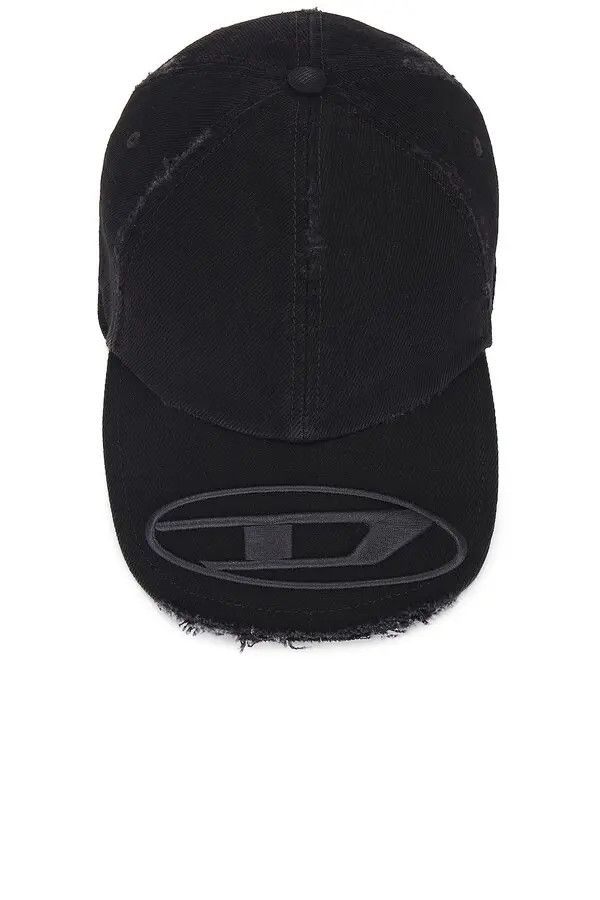 Diesel o1mle1025 Size: 01 / C-Jarl Baseball Cap / Hat in Black Size ONE SIZE - 3 Thumbnail