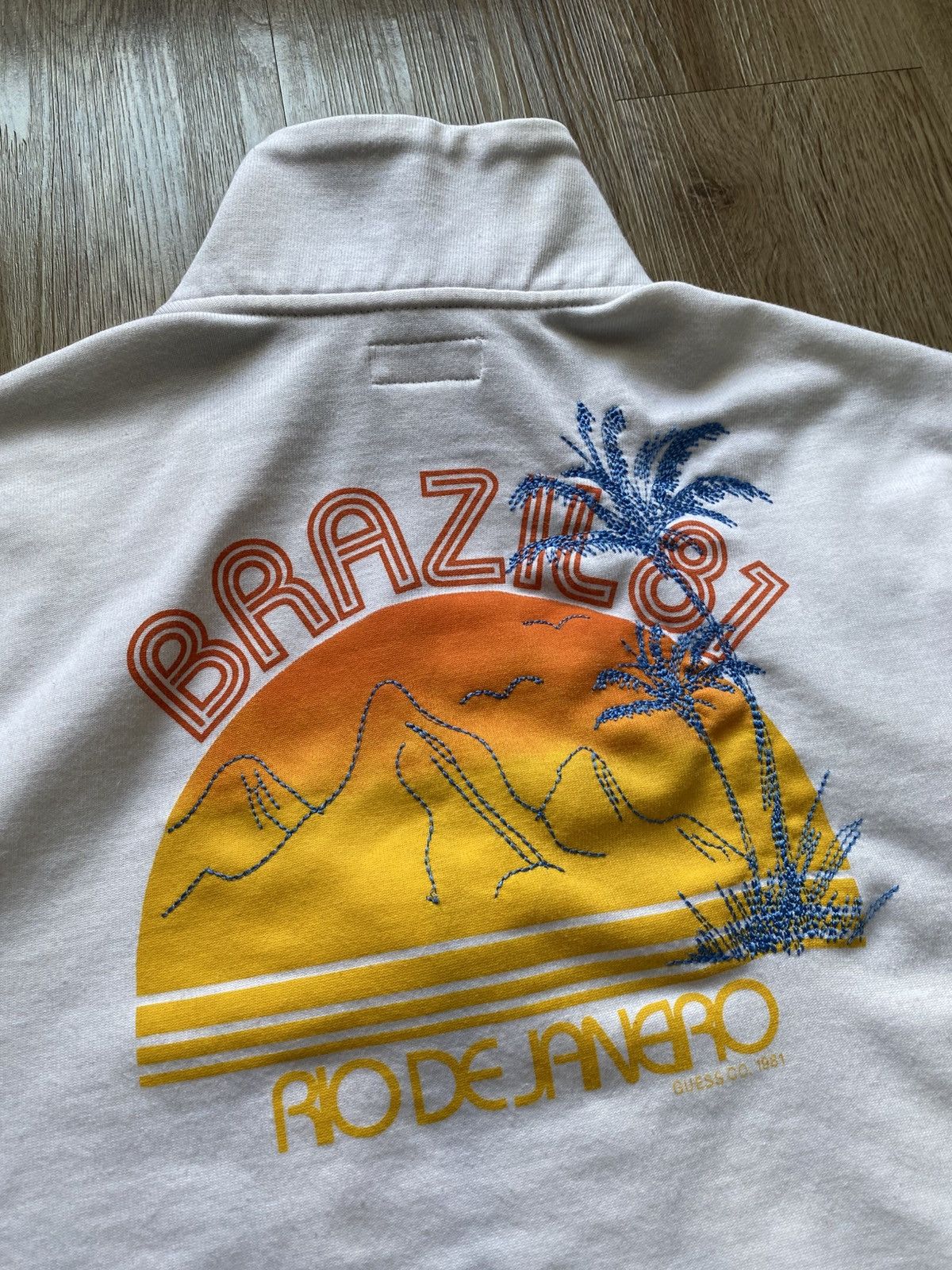 Guess Y2K Guess Rio Brazil Zip Up Track Jacket Size US XL / EU 56 / 4 - 8 Thumbnail