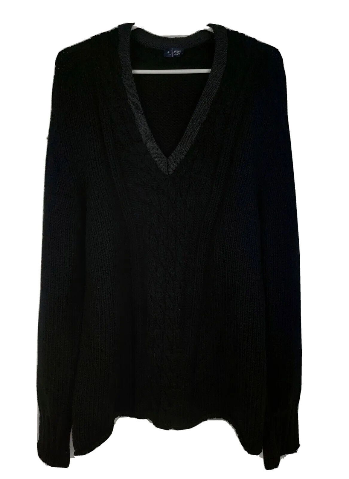 Armani Armani Jeans Knit Wool Sweater Size US L / EU 52-54 / 3 - 1 Thumbnail