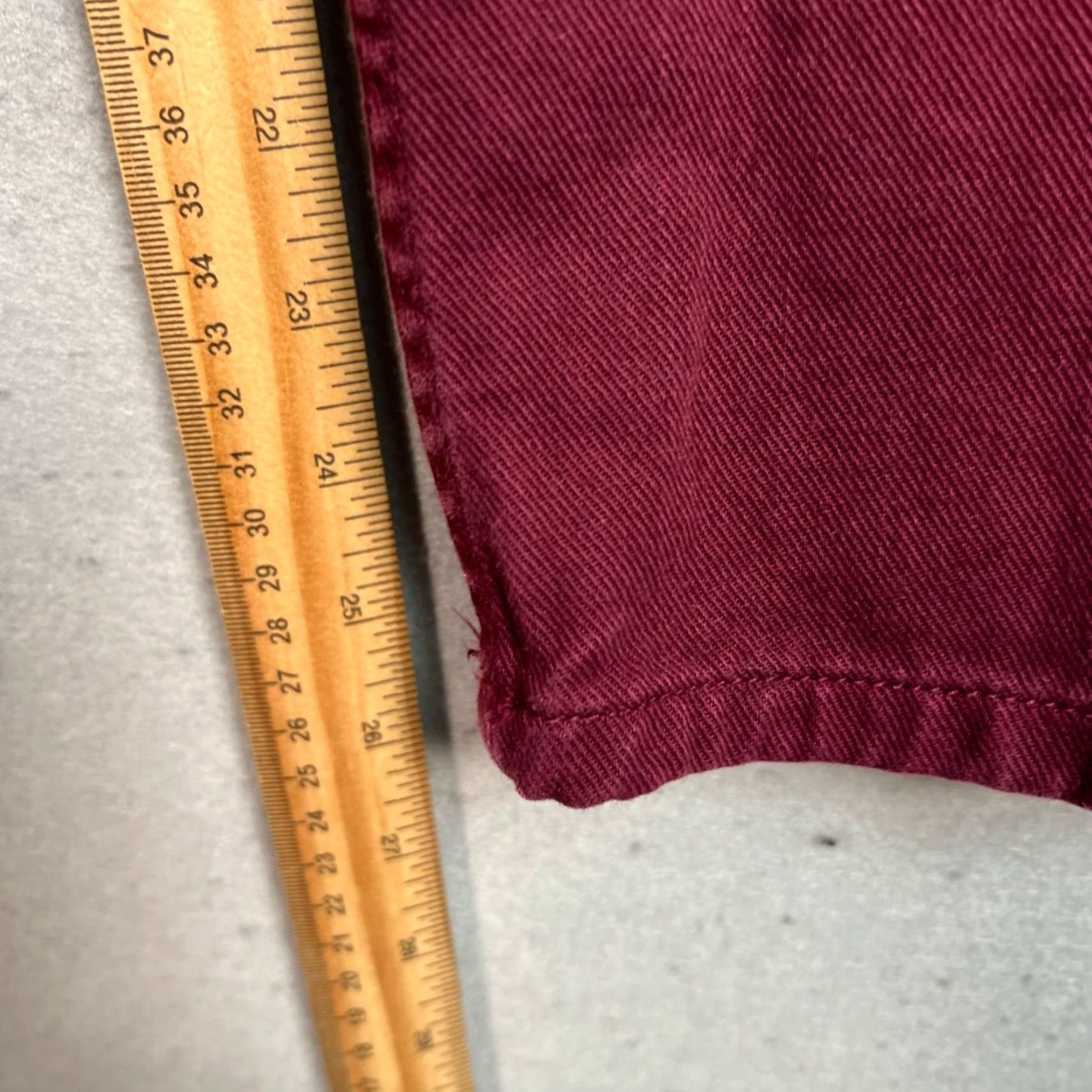 Carhartt VINTAGE Carhartt Womens Pants Tapered 27 Burgundy Cotton Chino 27x27 Adult Womens Size 27" / US 4 / IT 40 - 6 Thumbnail