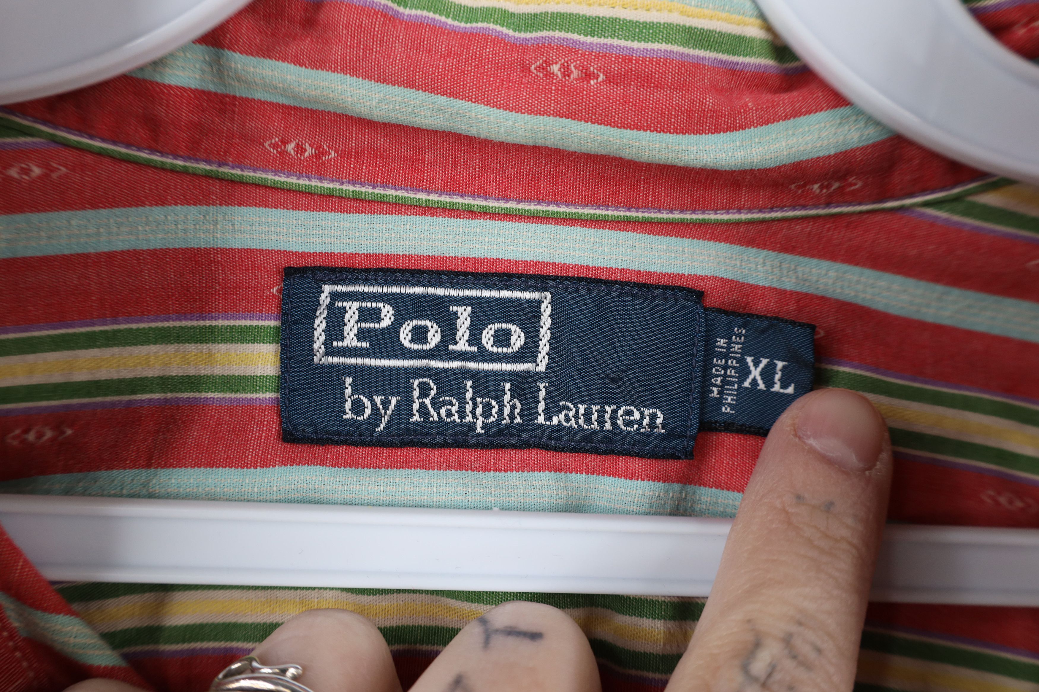 Polo Ralph Lauren Vintage 90s Ralph Lauren Southwestern Striped Button Shirt Size US L / EU 52-54 / 3 - 5 Thumbnail