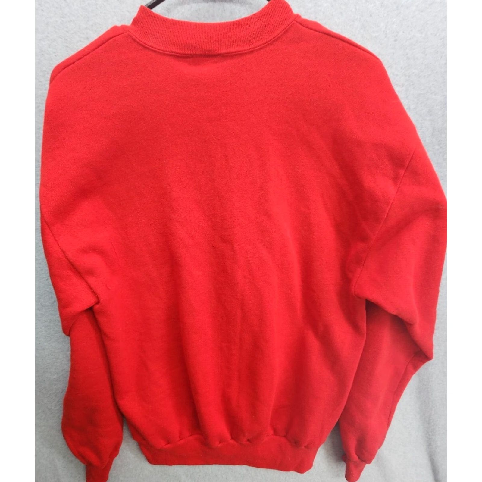 Jerzees VINTAGE Jerzees Red Blank Crewneck Sweatshirt M Unisex Distressed Sweatshirt Crewneck US Cross Training Mens Womens Girls Boys Size US M / EU 48-50 / 2 - 6 Thumbnail