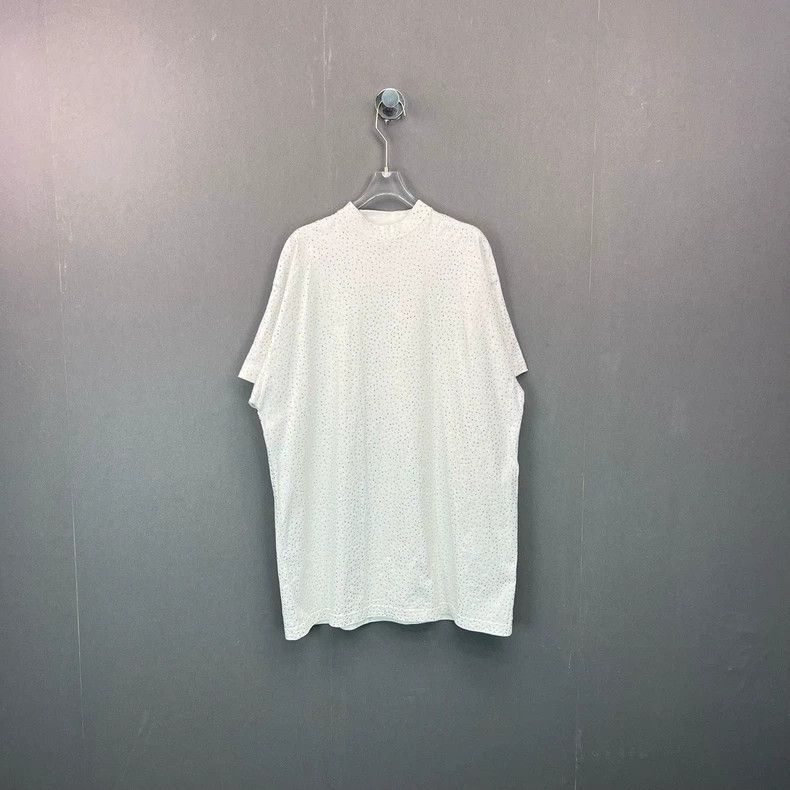 Balenciaga Balenciaga Rhinestone-Embellished T-Shirt - dmc Size US L / EU 52-54 / 3 - 1 Thumbnail