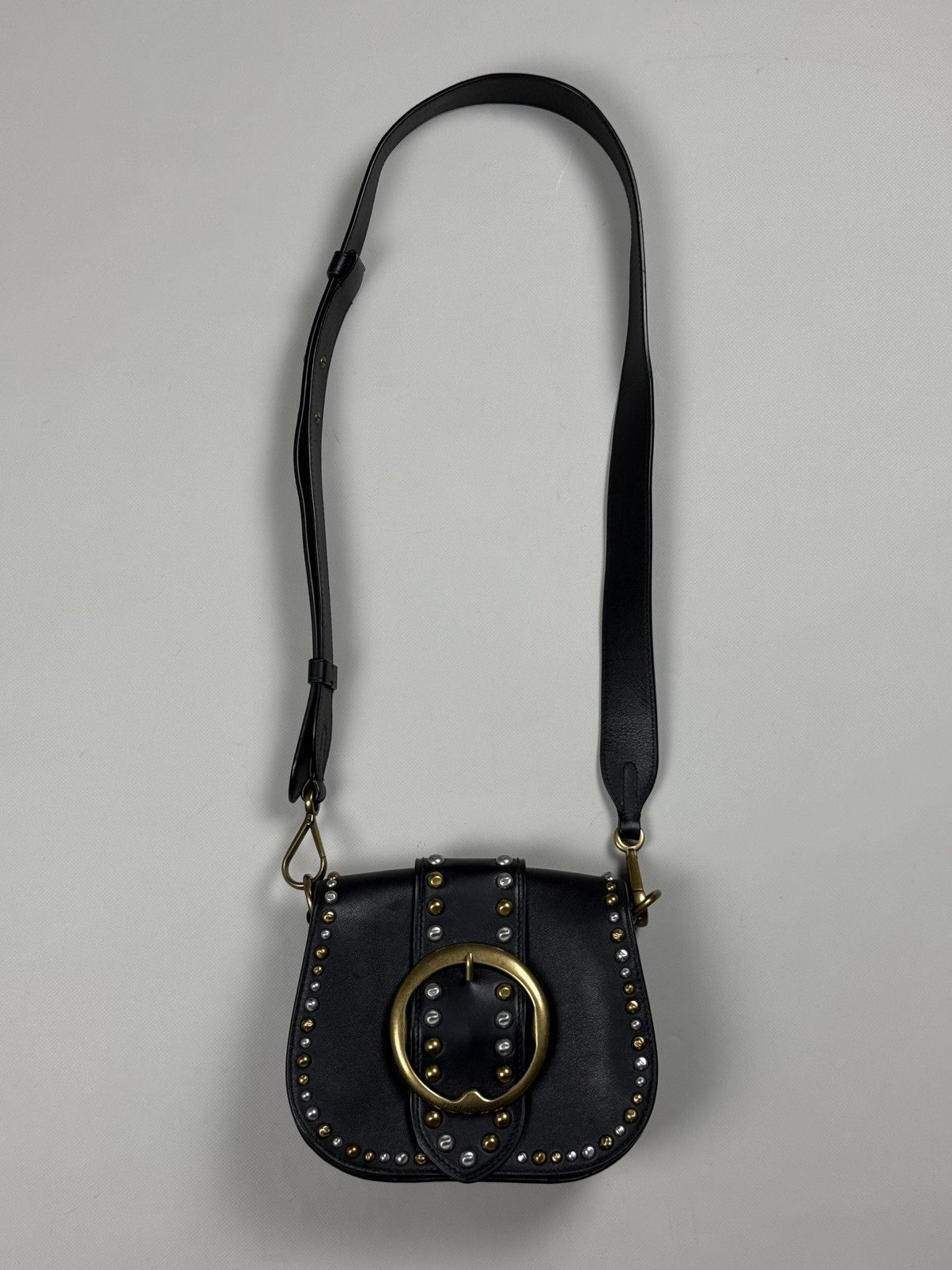 Polo Ralph Lauren Polo Ralph Lauren Leather Studded Lennox Crossbody Bag Size ONE SIZE - 2 Thumbnail