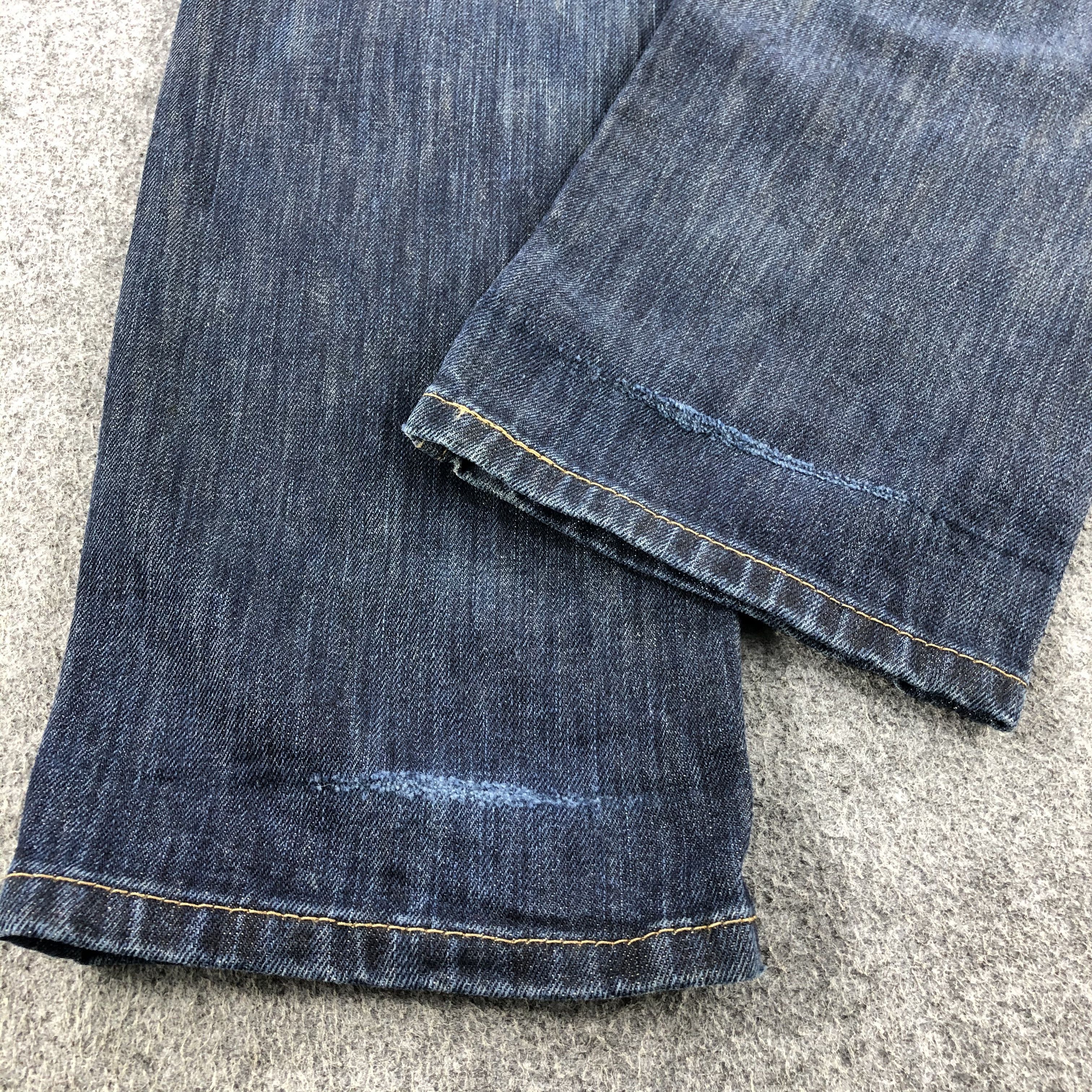 Levi's Blue wash Vintage Levis 511 Jeans Distressed Denim-J1114 Size US 34 / EU 50 - 6 Thumbnail