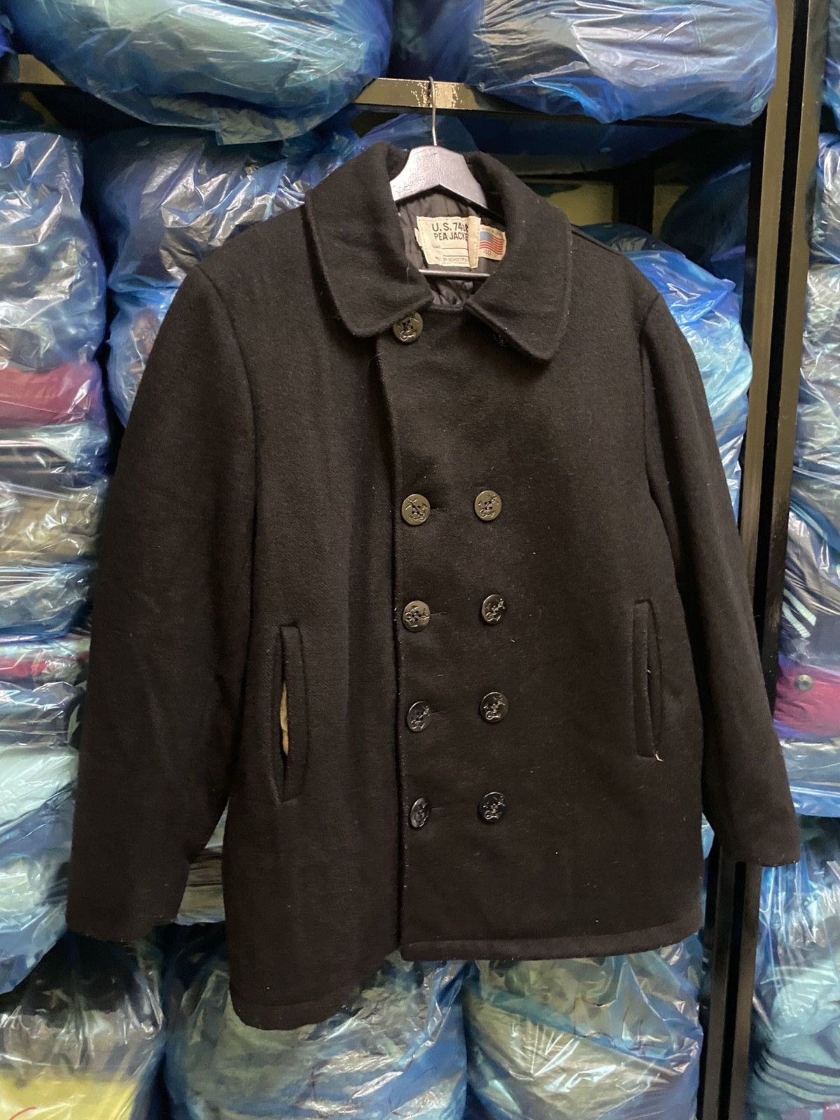 Schott VINTAGE SCHOTT 740N PEACOAT JACKET MADE IN USA Size US M / EU 48-50 / 2 - 3 Thumbnail