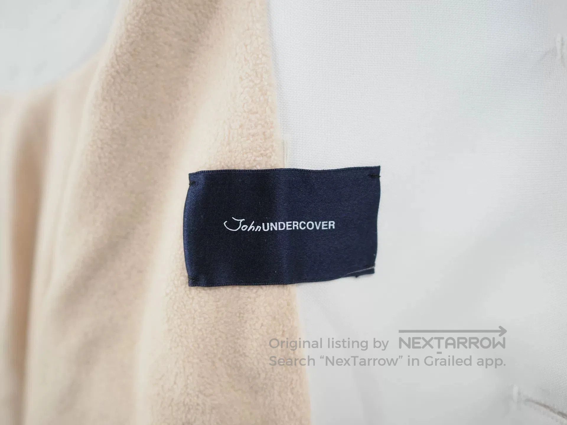 Undercover white oil painting trench coat. Size L / US 10 / IT 46 - 6 Thumbnail