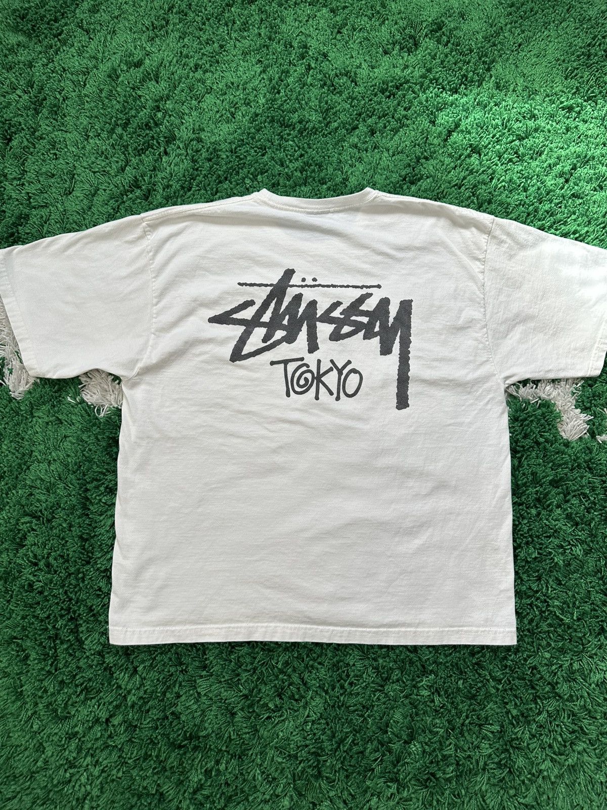 Pre-owned Stussy X Vintage Stussy Tokyo Tee In White