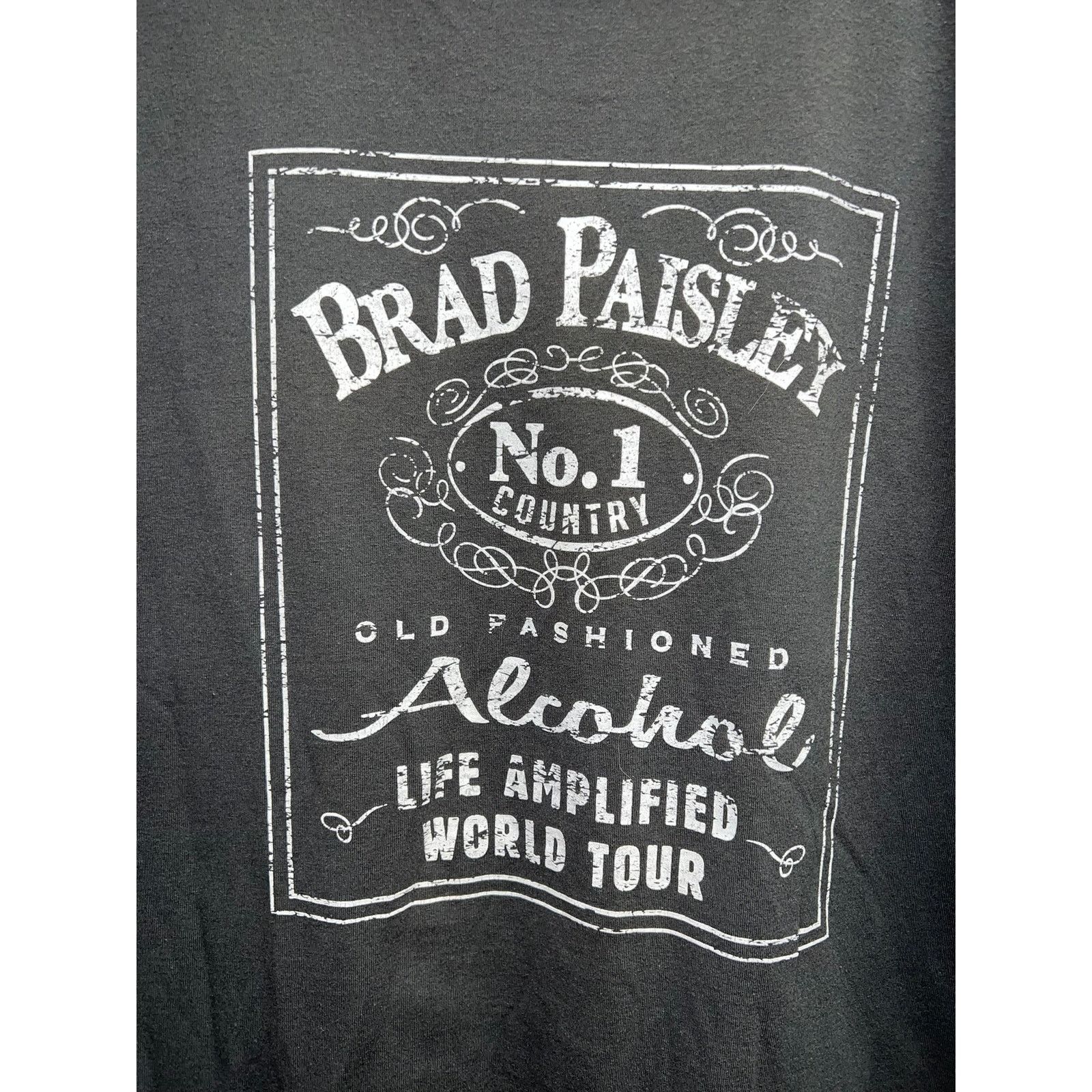 Jerzees Brad Paisley Long Sleeve Shirt Alcohol Life Amplified Tee XL Size US XL / EU 56 / 4 - 2 Thumbnail