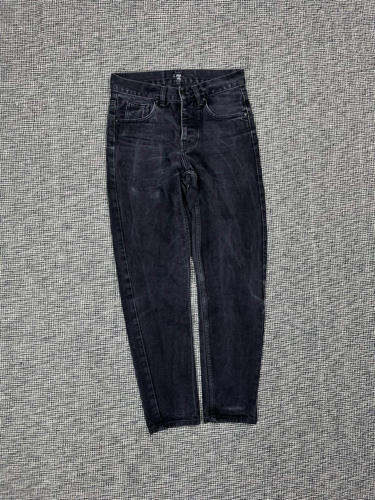 Carhartt × Carhartt Wip Carhartt newel pant black faded jeans Size 28" / US 6 / IT 42 - 2 Thumbnail