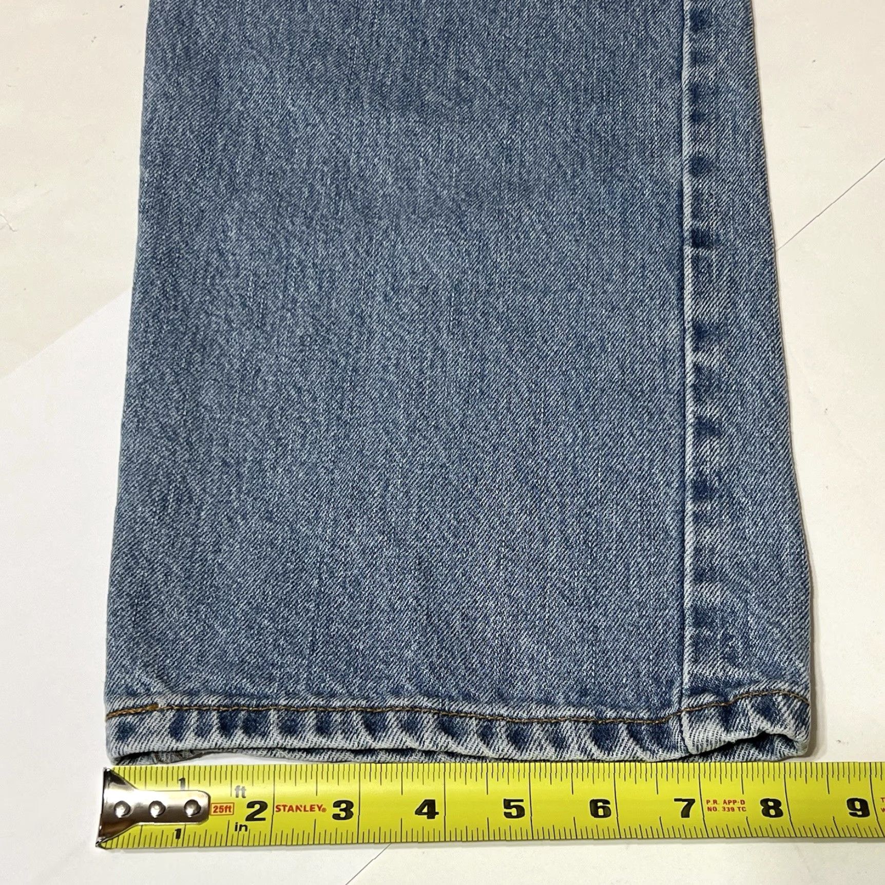 Levi's VINTAGE Levi's Jeans Mens 505 Straight Denim Blue 34x33 36x34 High Rise Grunge Y2K Mens Jeans Size US 34 / EU 50 - 7 Thumbnail