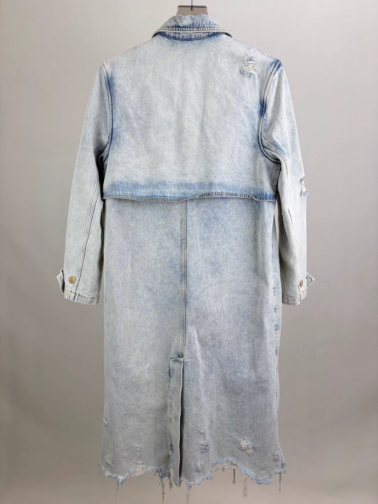 Alexander Wang ALEXANDER WANG Mid-Length Washed Denim Jacket Size US XS / EU 42 / 0 - 3 Thumbnail