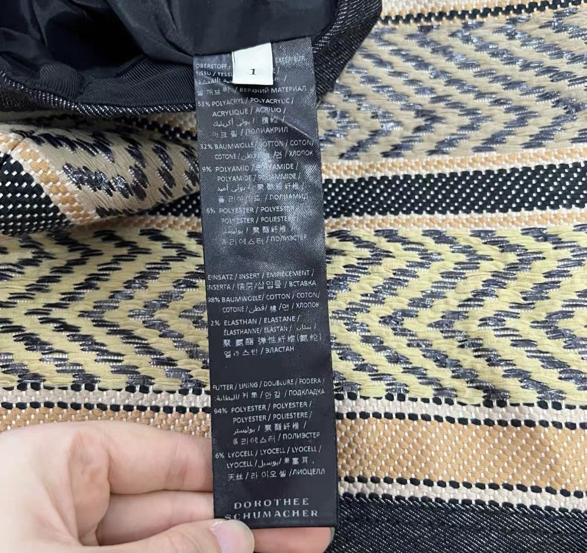 DOROTHEE SCHUMACHER Dorothee Schumacher Twill Printed Denim Midi Skirt J41 Size 24" / US 00 / IT 34 - 4 Thumbnail