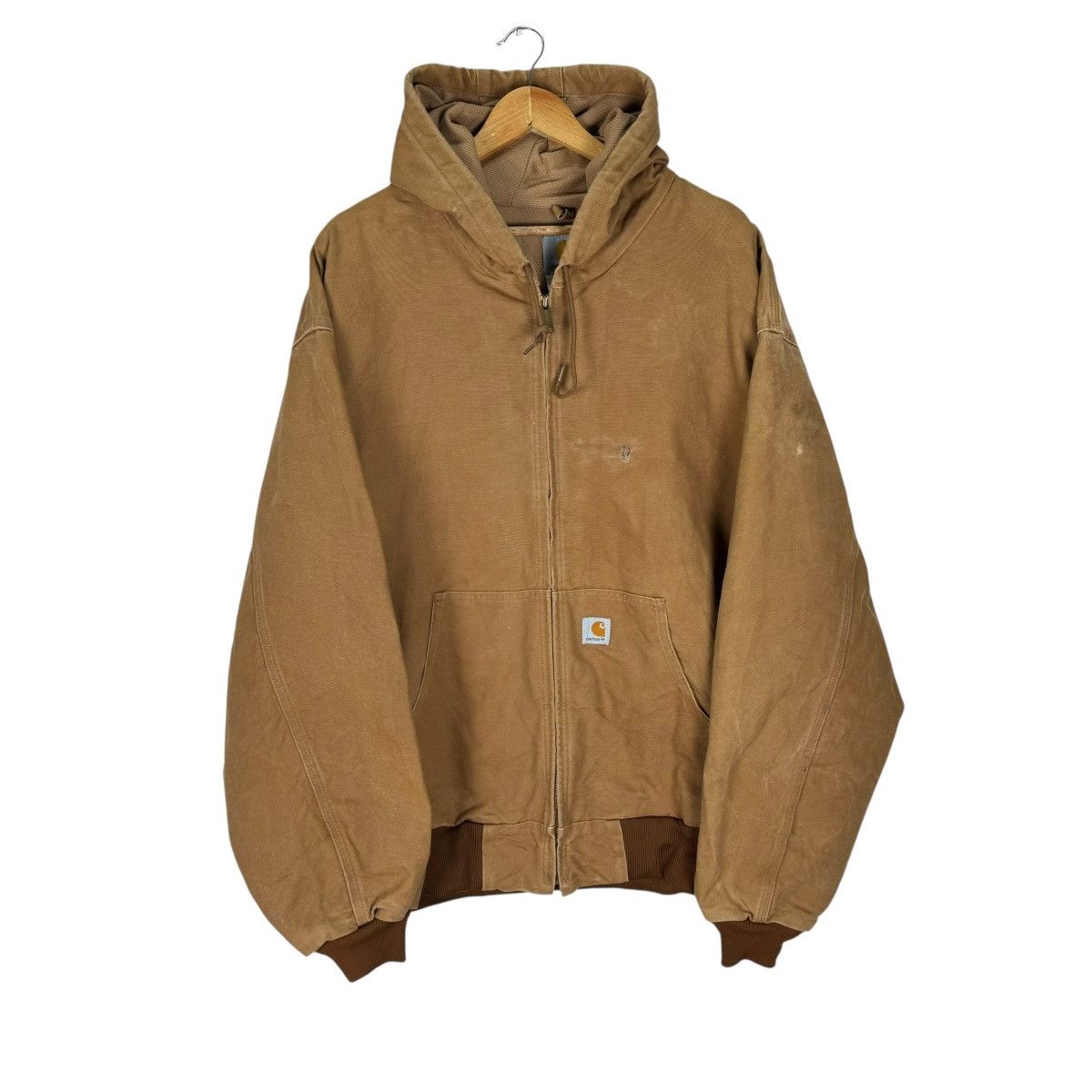 Carhartt ☀️CARHARTT HOODIE DUCK CANVAS ZIPPER JACKET SIZE 4XL Size US XXL / EU 58 / 5 - 1 Thumbnail