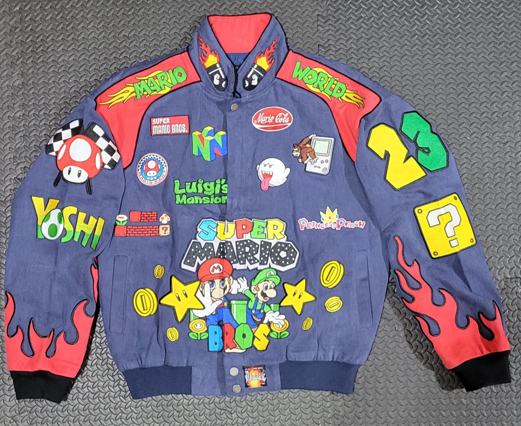 Darien Bruze × Nintendo Darien Dbruze Mario Brothers Racing Jacket ...
