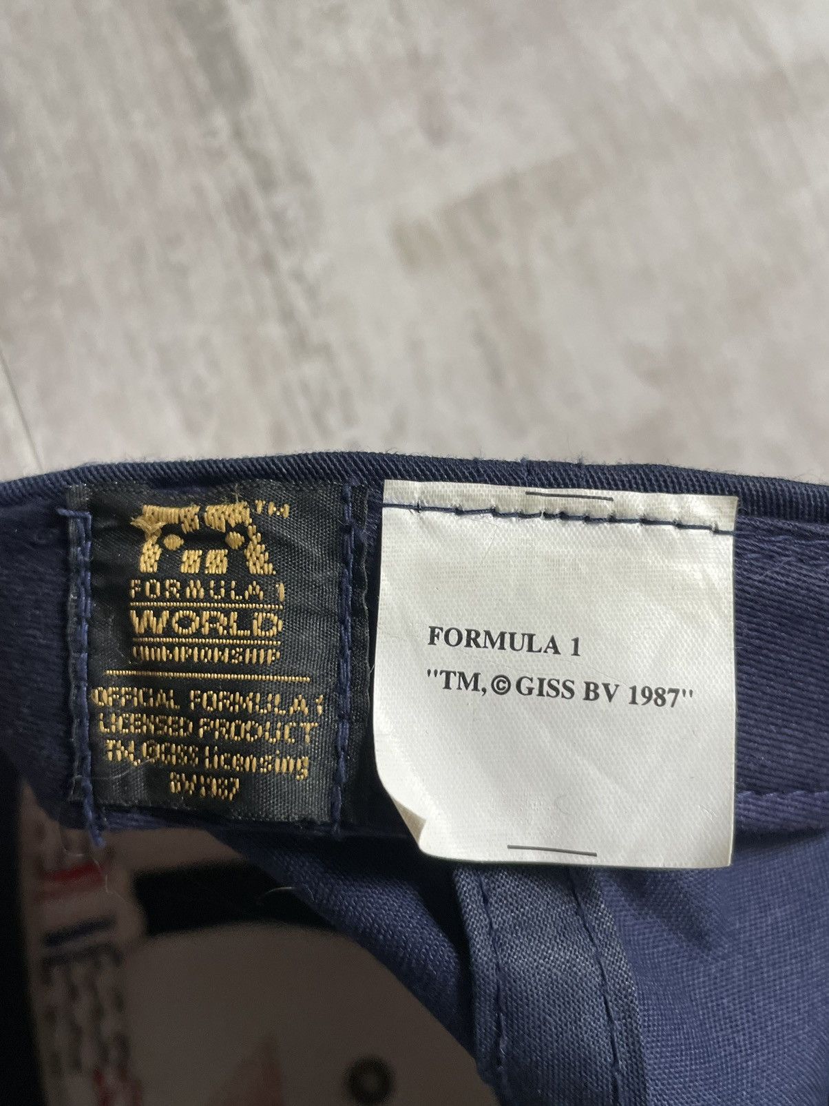 Formula 1 × Vintage Vintage 1987 Formula 1 World Championship Hat Cap RARE Size ONE SIZE - 7 Thumbnail