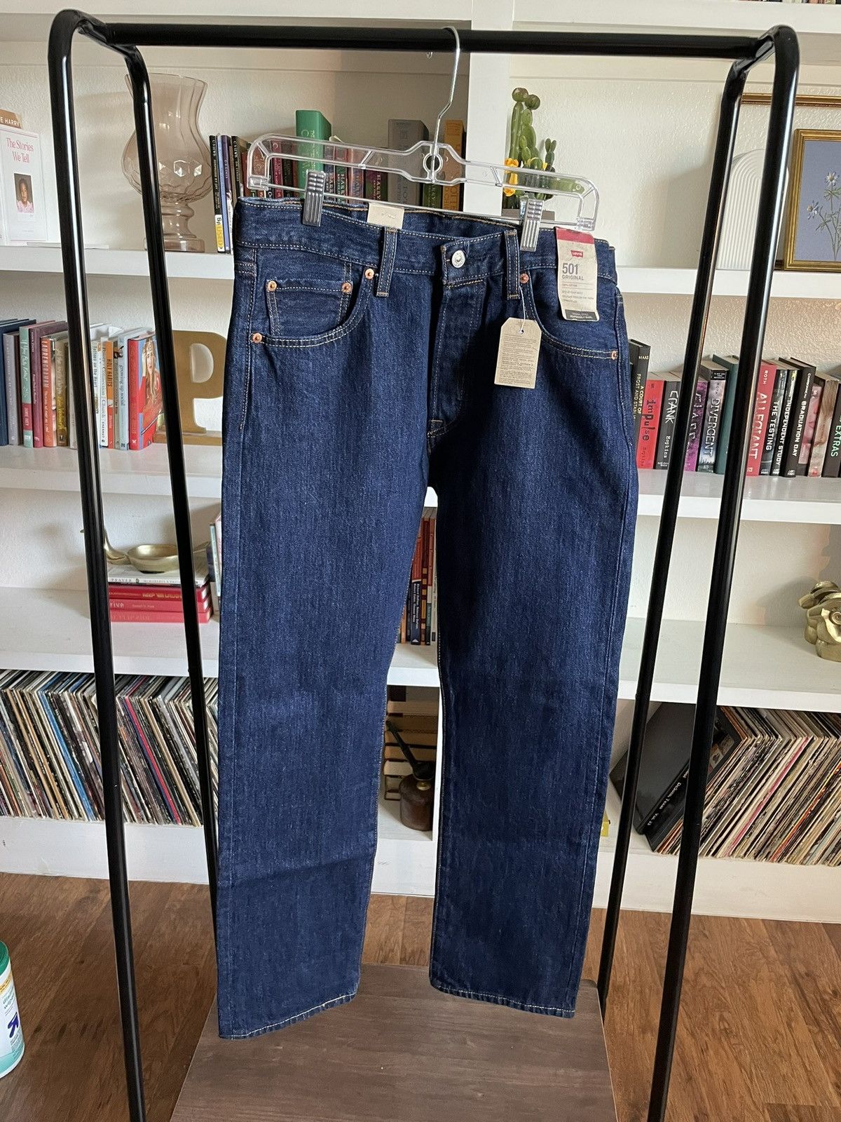 Levi's × Vintage Levi’s 501 original navy wash Size US 32 / EU 48 - 1 Thumbnail