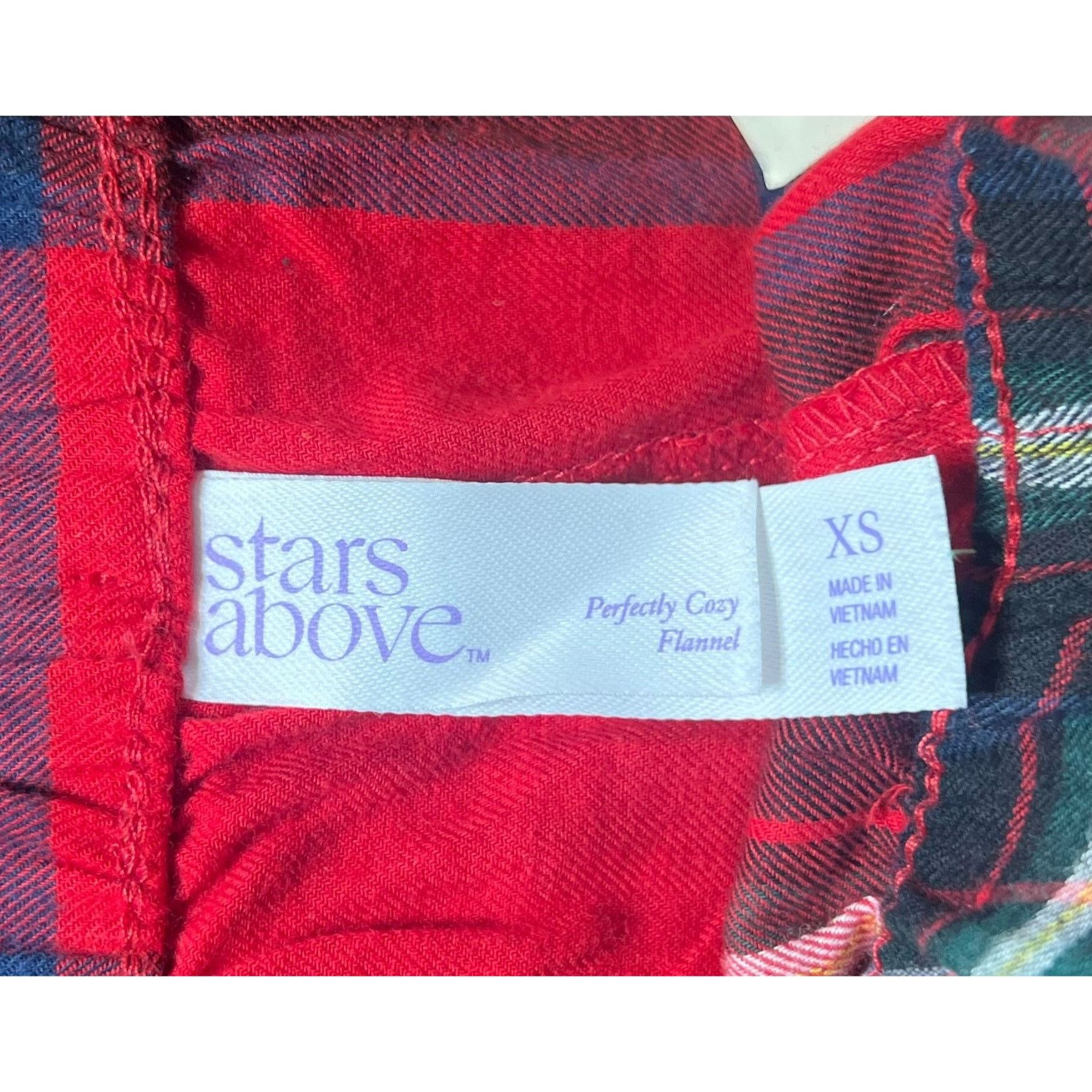Other Stars Above - Women's Red Plaid Jogger Pajama Pants - Red - Size 26" / US 2 / IT 38 - 11 Thumbnail