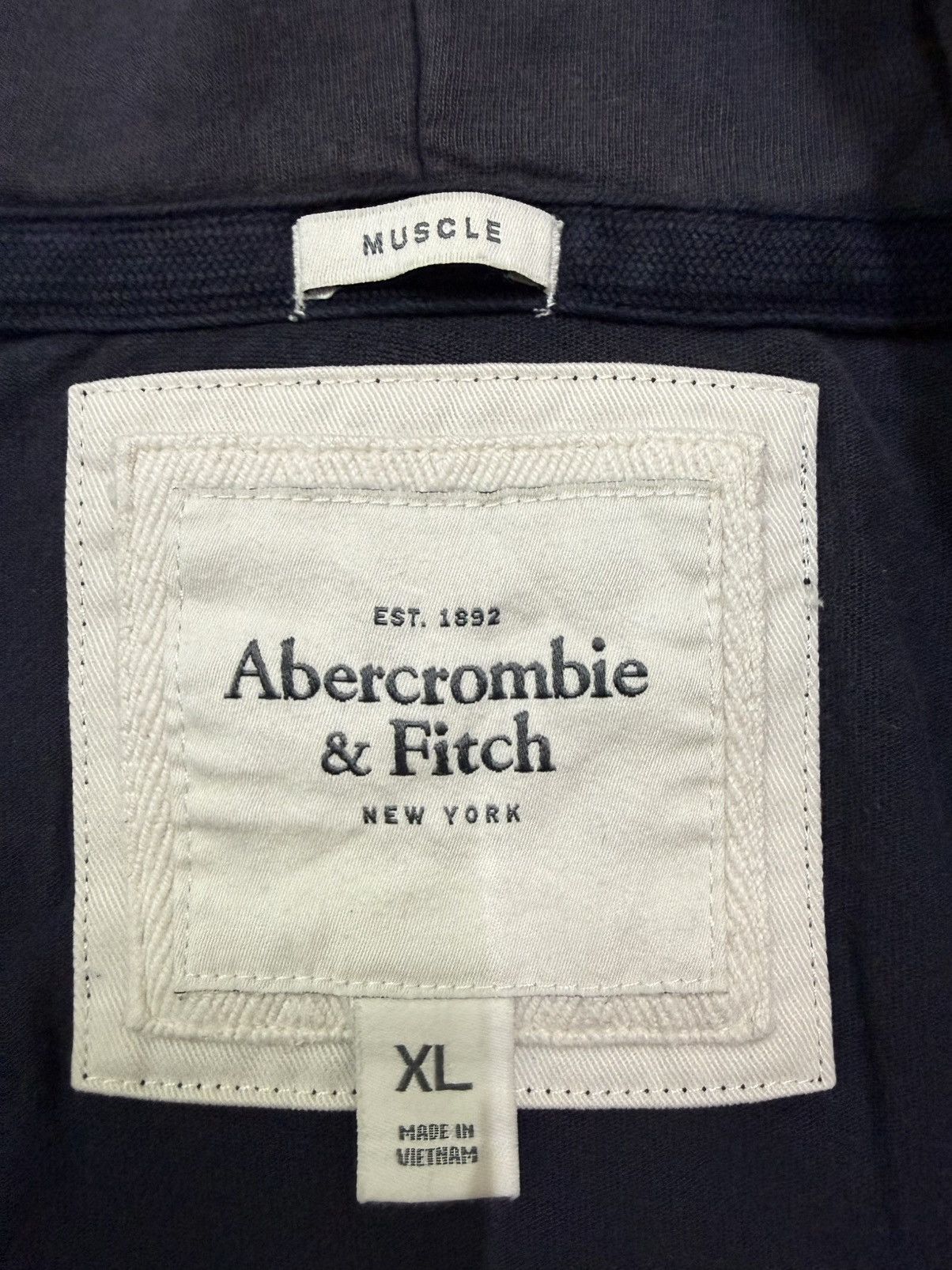 Abercrombie & Fitch Vintage Abercrombie&Fitch Zip Up Swester Hoodie Size US M / EU 48-50 / 2 - 10 Thumbnail